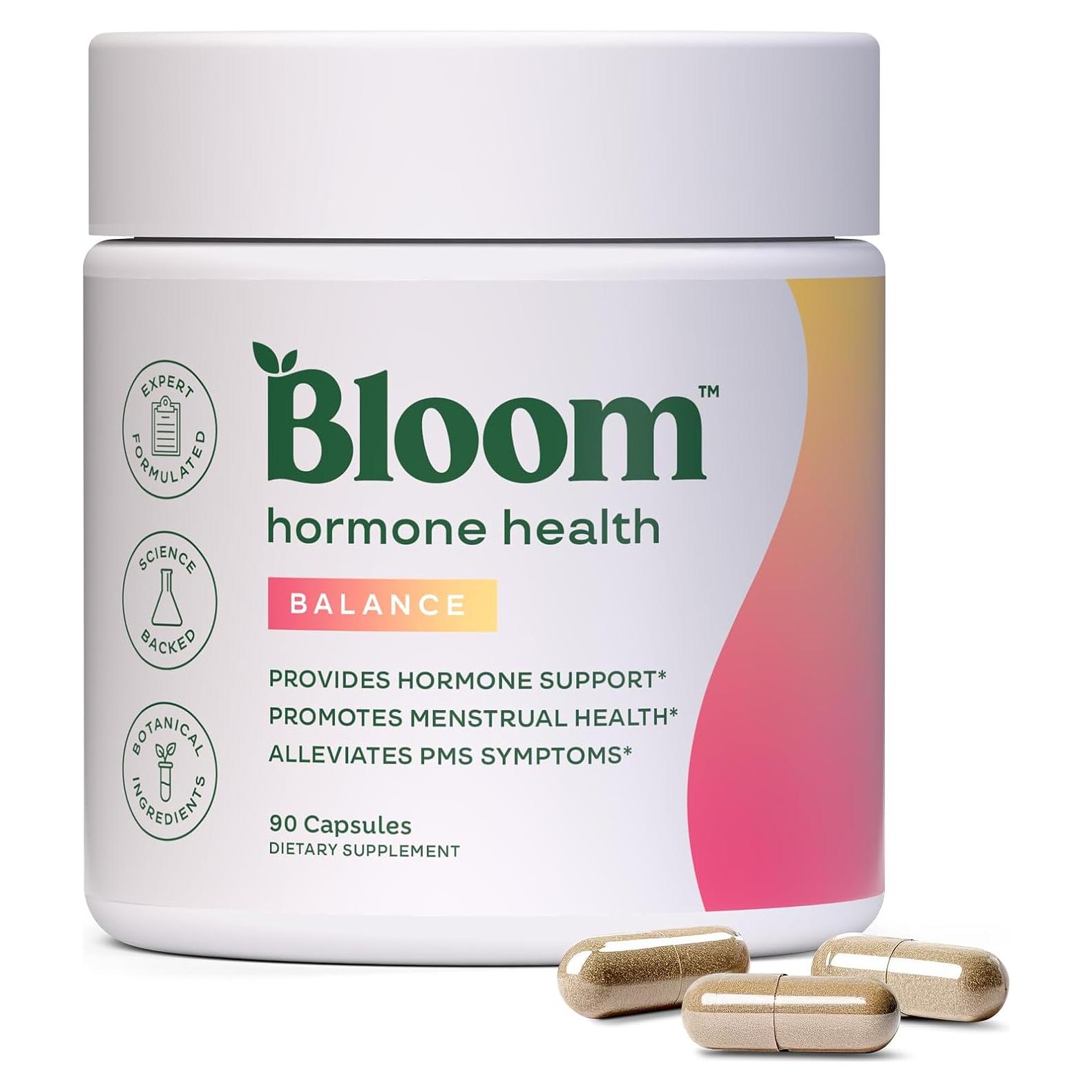Suplemento Hormonal Bloom Nutrition - Salud Menstrual 30 Cápsulas
