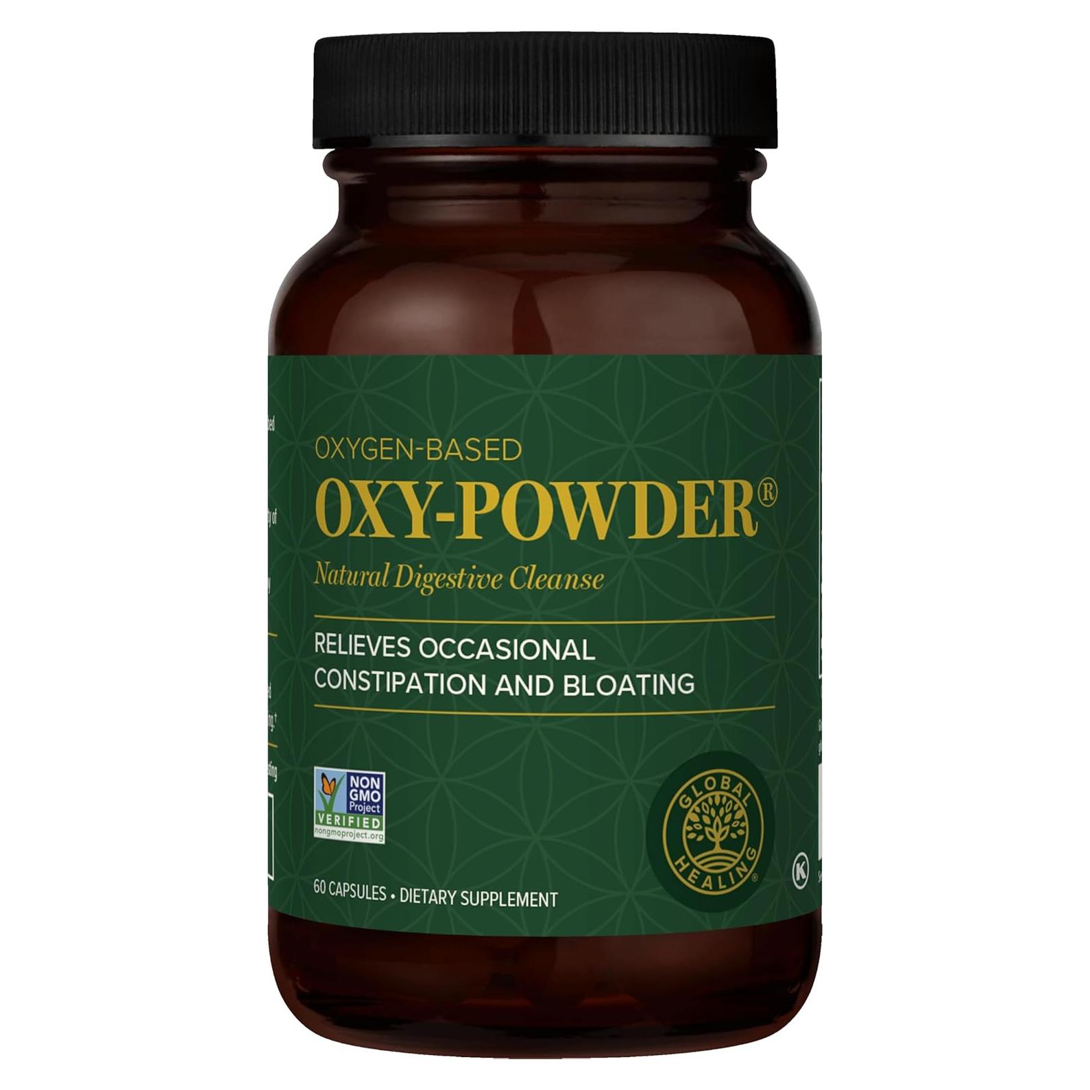 Oxy-Powder Global Healing 60 Cápsulas Desintoxicación Intestinal