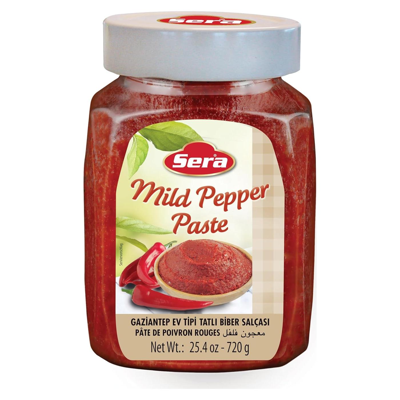 Pasta de Pimiento Suave Sera 720g | Sin Azúcar | Sin Conservantes