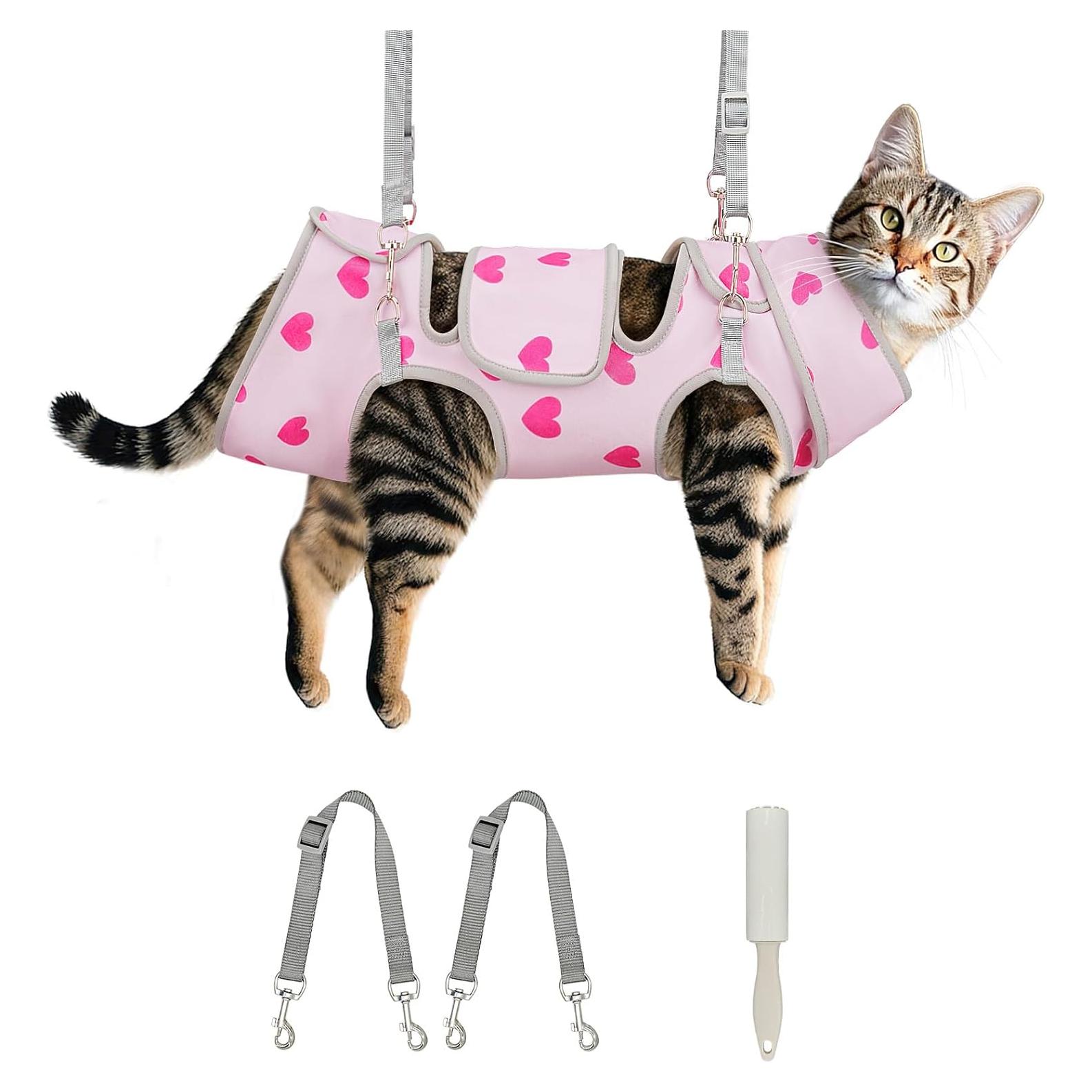 Hamaca Acicaladora para Gatos Marnonsis - Tamaño M, Anti-Escape