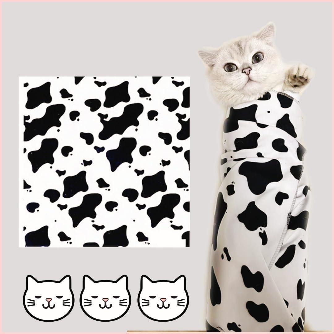 Envoltura Acicalamiento Gatos Chubby Bear XL 90x90cm Vaca