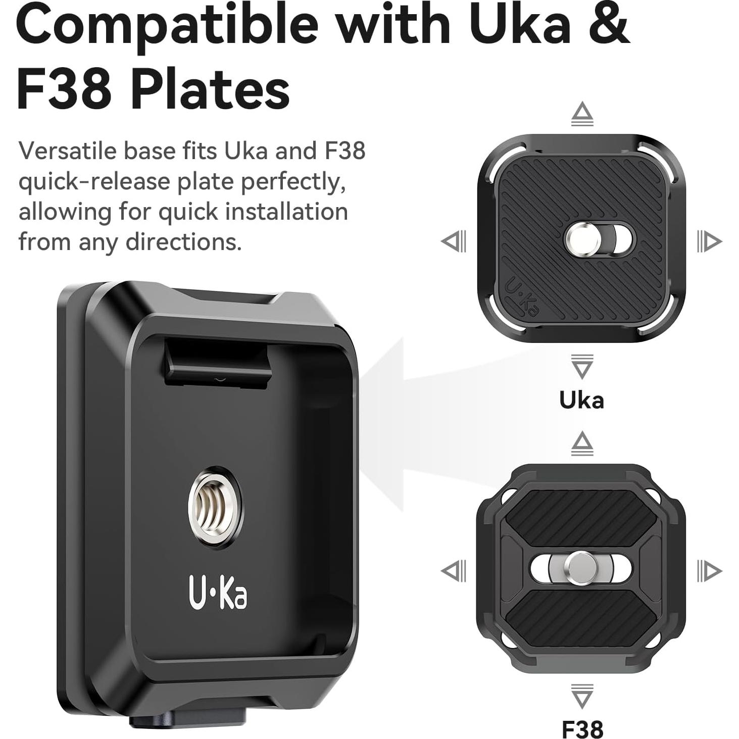 Base de Montaje Rápido ULANZI UKA03 para Cámara 20kg