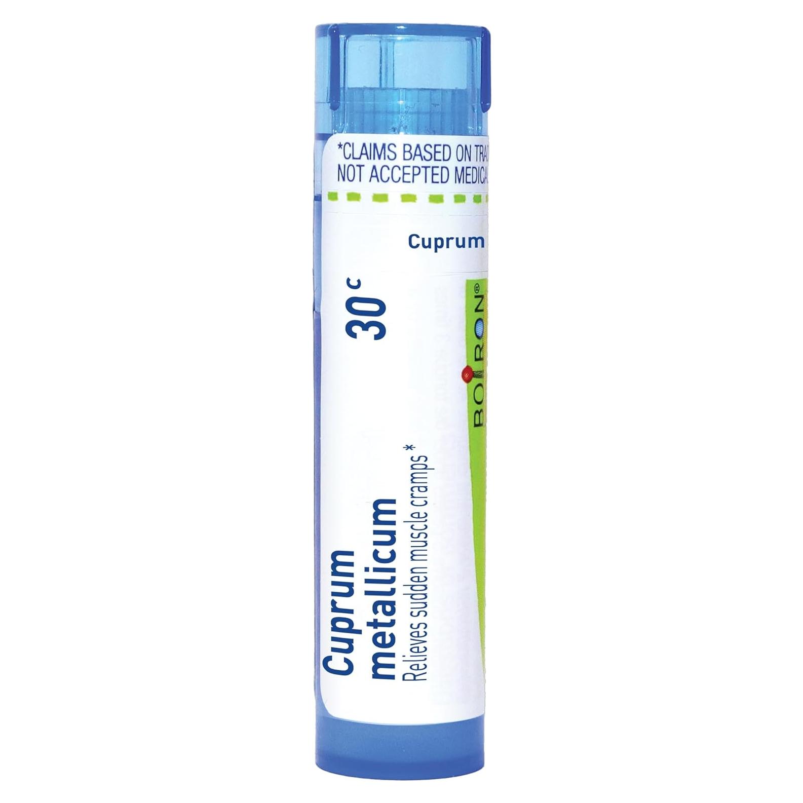 Boiron Cuprum Metallicum 30C Homeopatía para Calambres 80 Gránulos