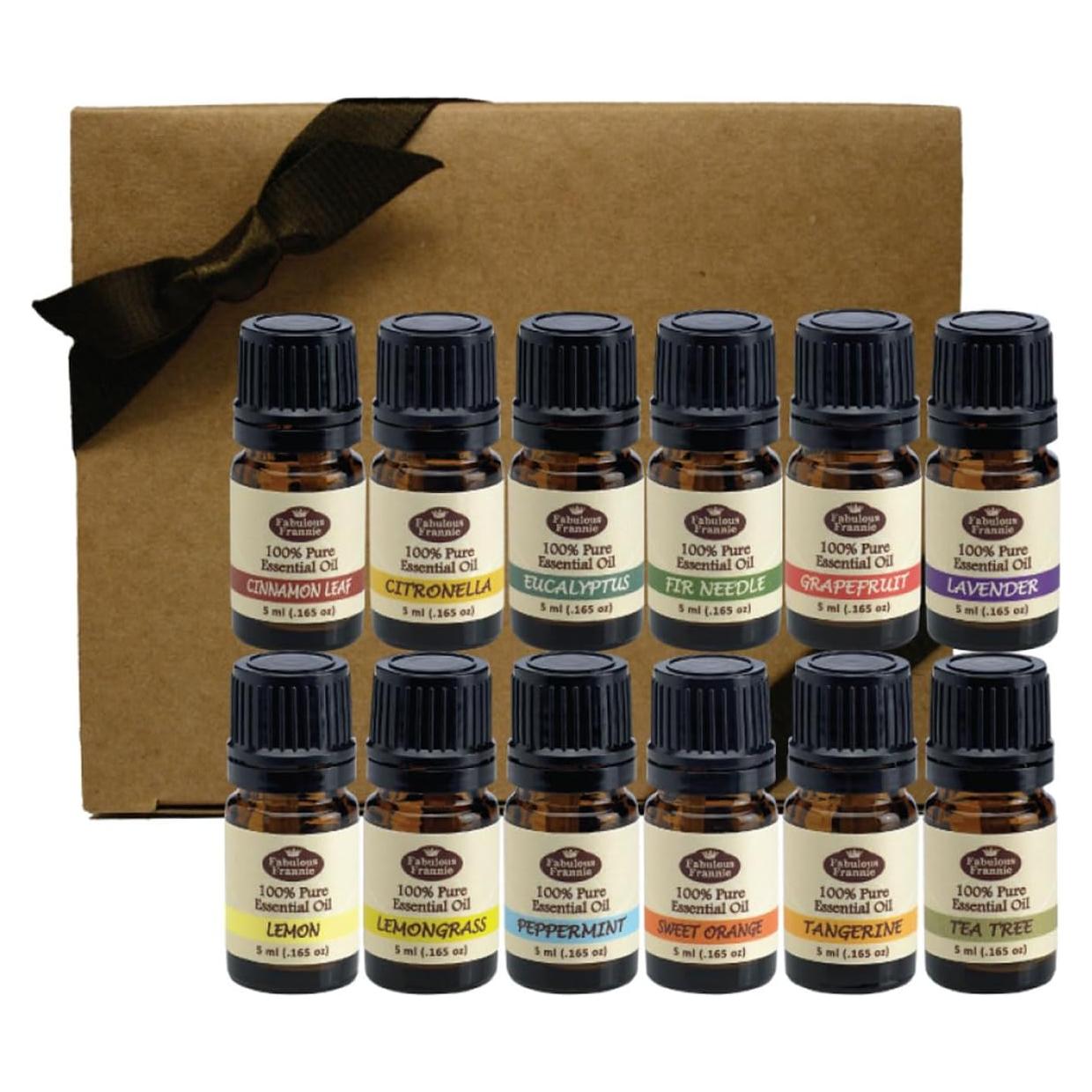 Juego de Inicio Aceites Esenciales Puros Fabulous Frannie 12x5ml