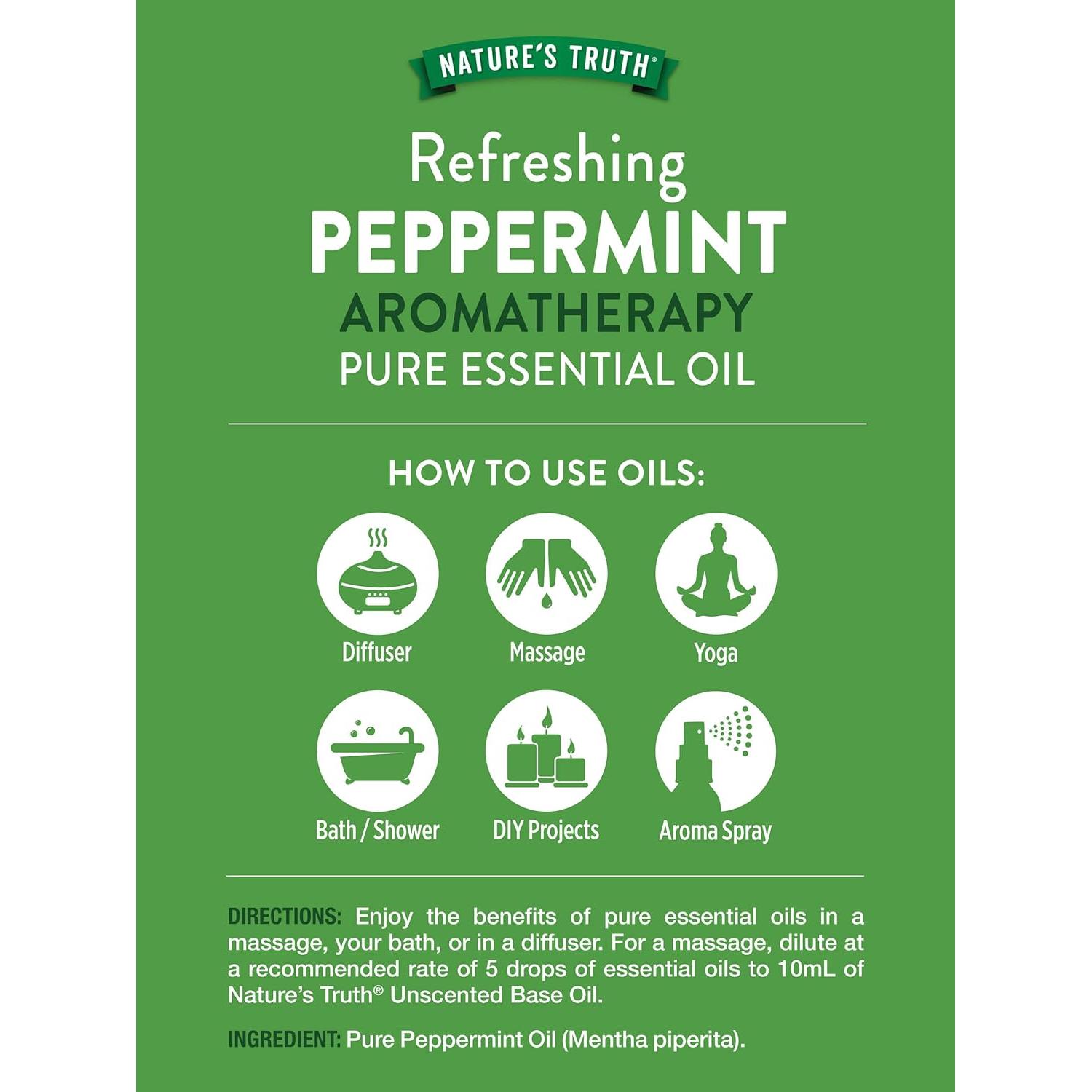 Aceite Esencial de Menta La Verdad de la Naturaleza 2x59ml