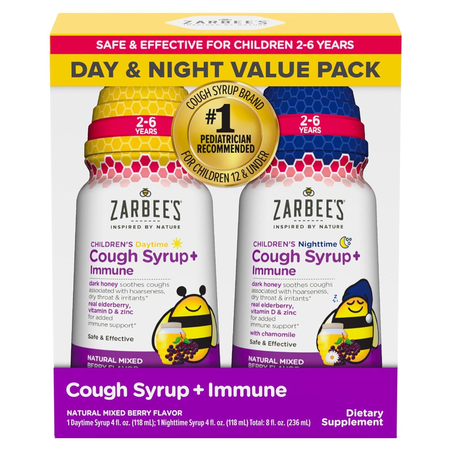 Jarabe para la Tos de Miel Zarbee's para Niños 2 x 118 ml