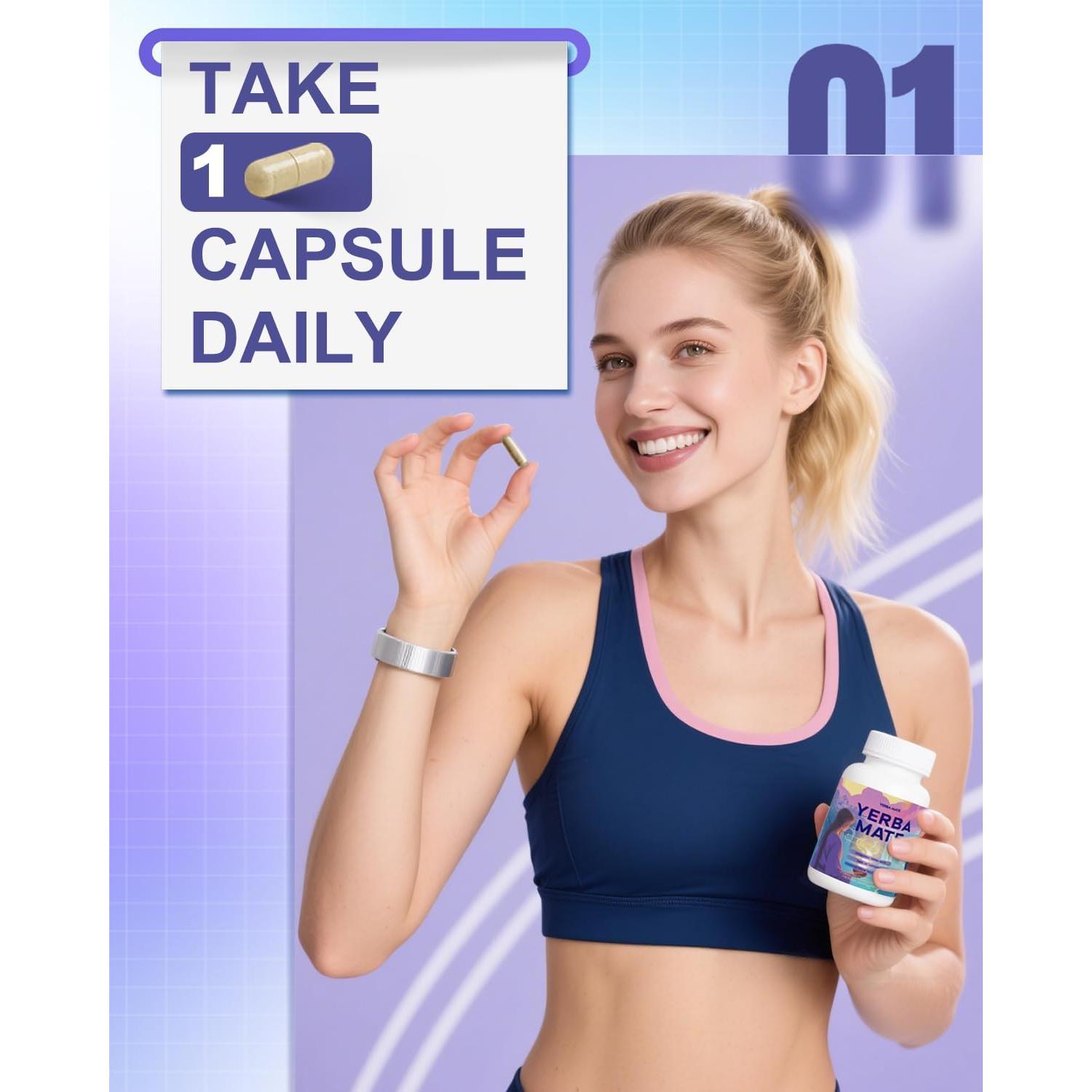 Cápsulas de Yerba Mate ZythoVerveX - 60 Porciones Energéticas