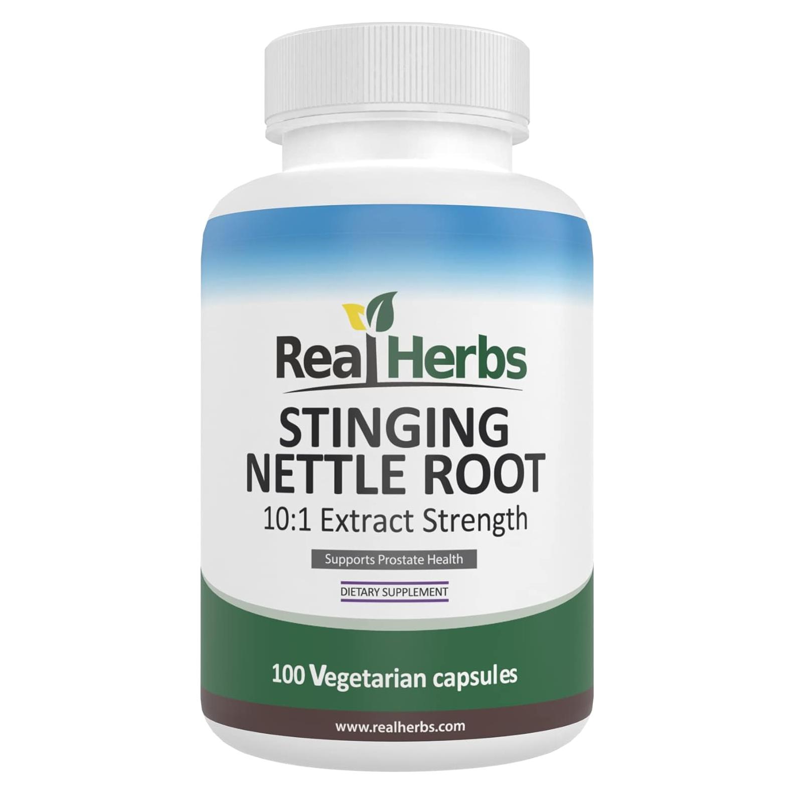 Extracto de raíz de ortiga real 7500mg Real Herbs - 100 cápsulas