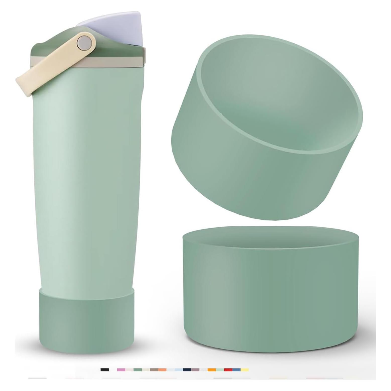 2 Fundas de Silicona Antideslizantes QIONG para Botellas Owala