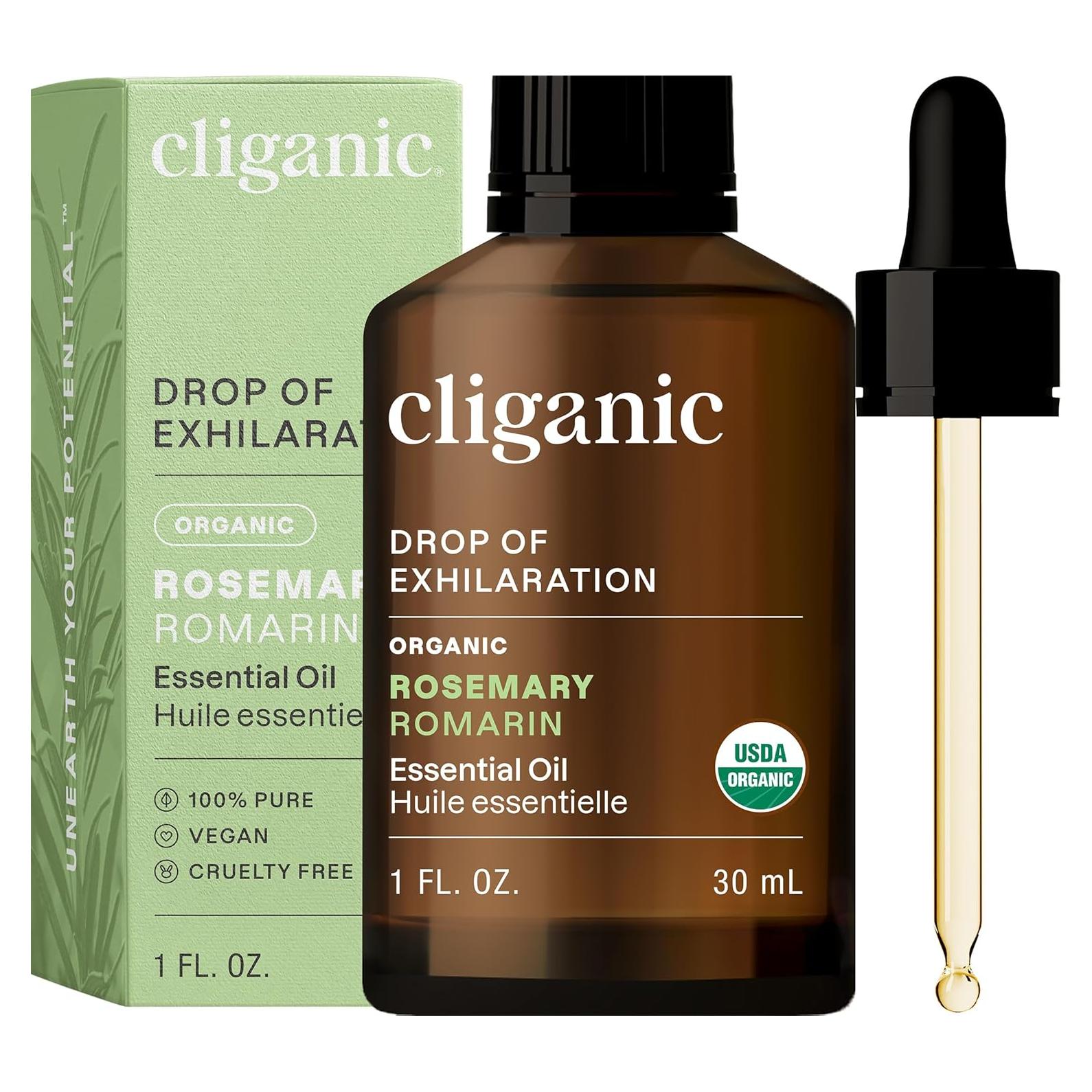 Aceite Esencial de Romero Orgánico Cliganic 100ml - Puro y Natural