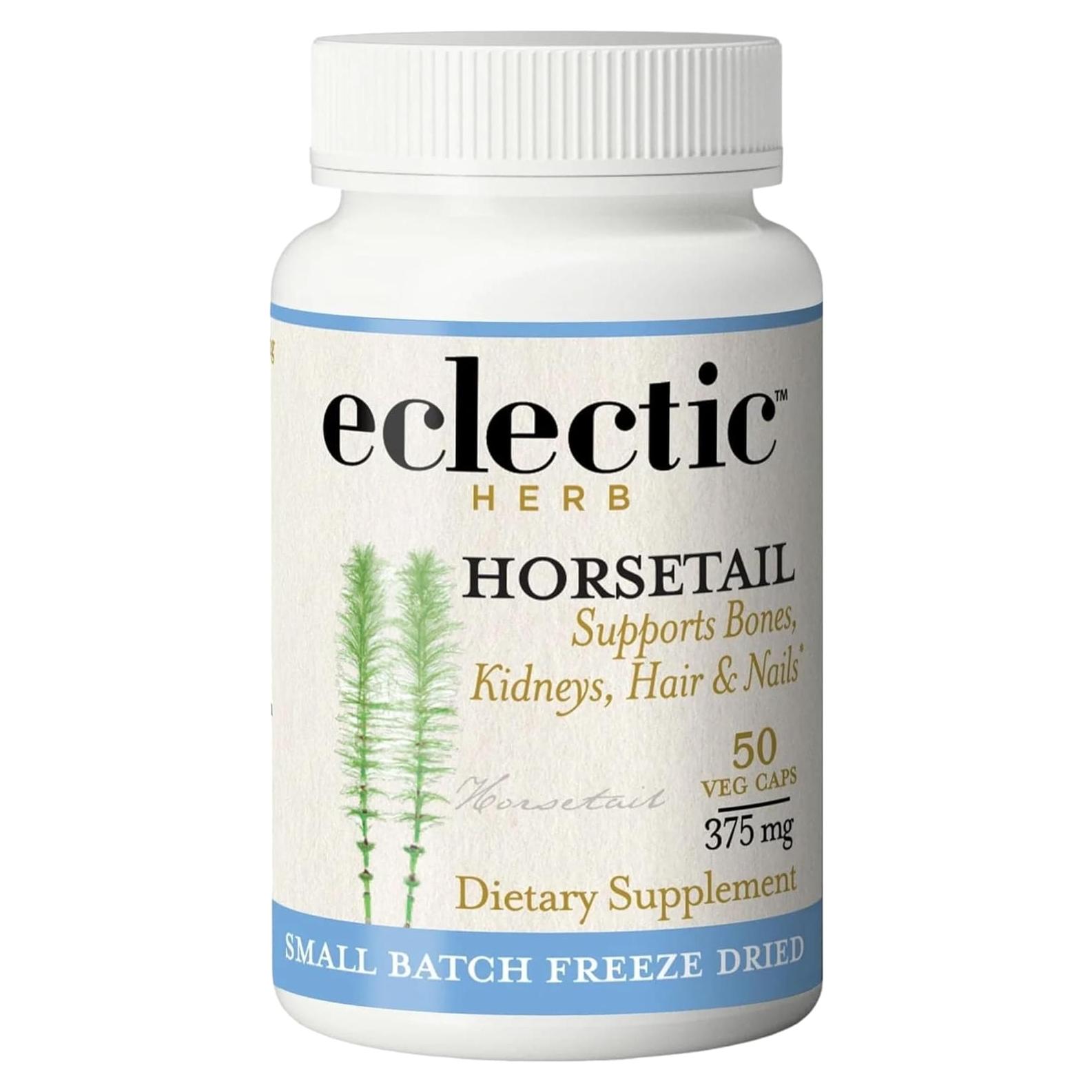 Cápsulas de Cola de Caballo Cruda Liofilizada Eclectic 90 CT