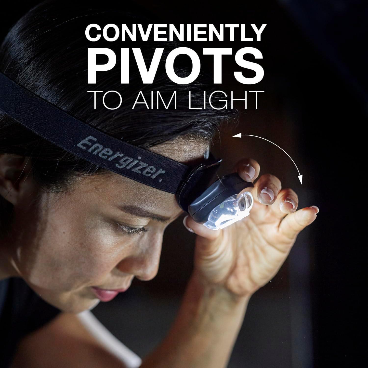 Linterna Frontal Recargable Energizer Pro400, 400 Lúmenes, IPX4