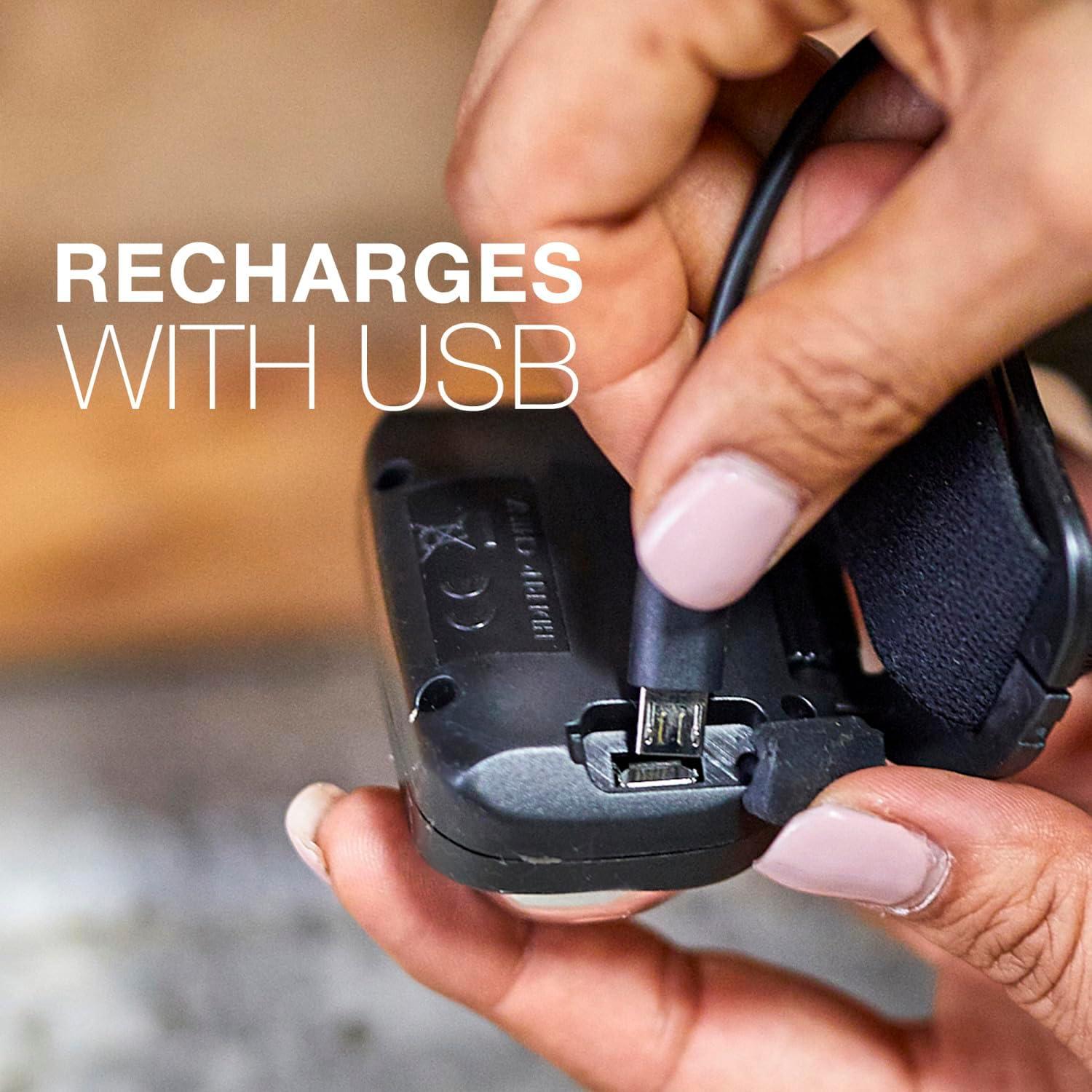 Linterna Frontal Recargable Energizer Pro400, 400 Lúmenes, IPX4