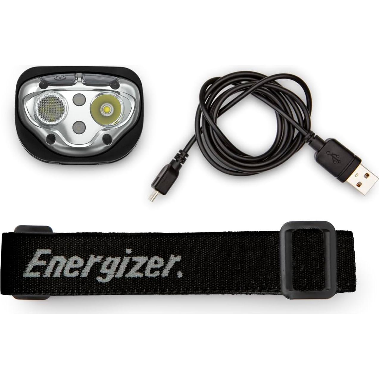 Linterna Frontal Recargable Energizer Pro400, 400 Lúmenes, IPX4