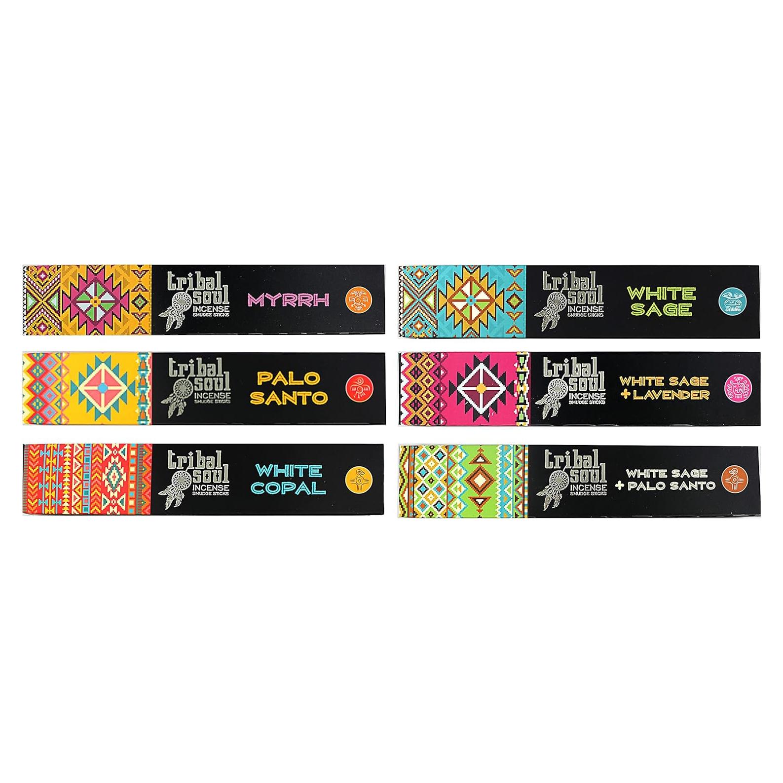 Palos de Incienso Incienso - Set de 6 Aromas Premium 90g