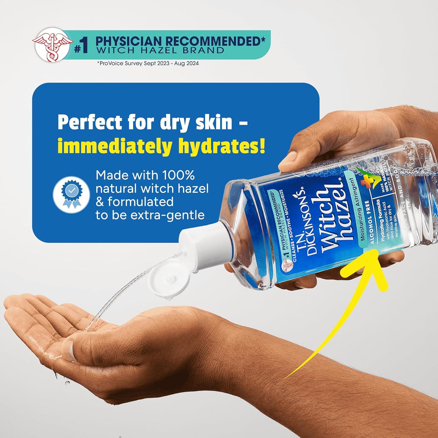 Astringente Hidratante Sin Alcohol T.N. Dickinson's 473 ml