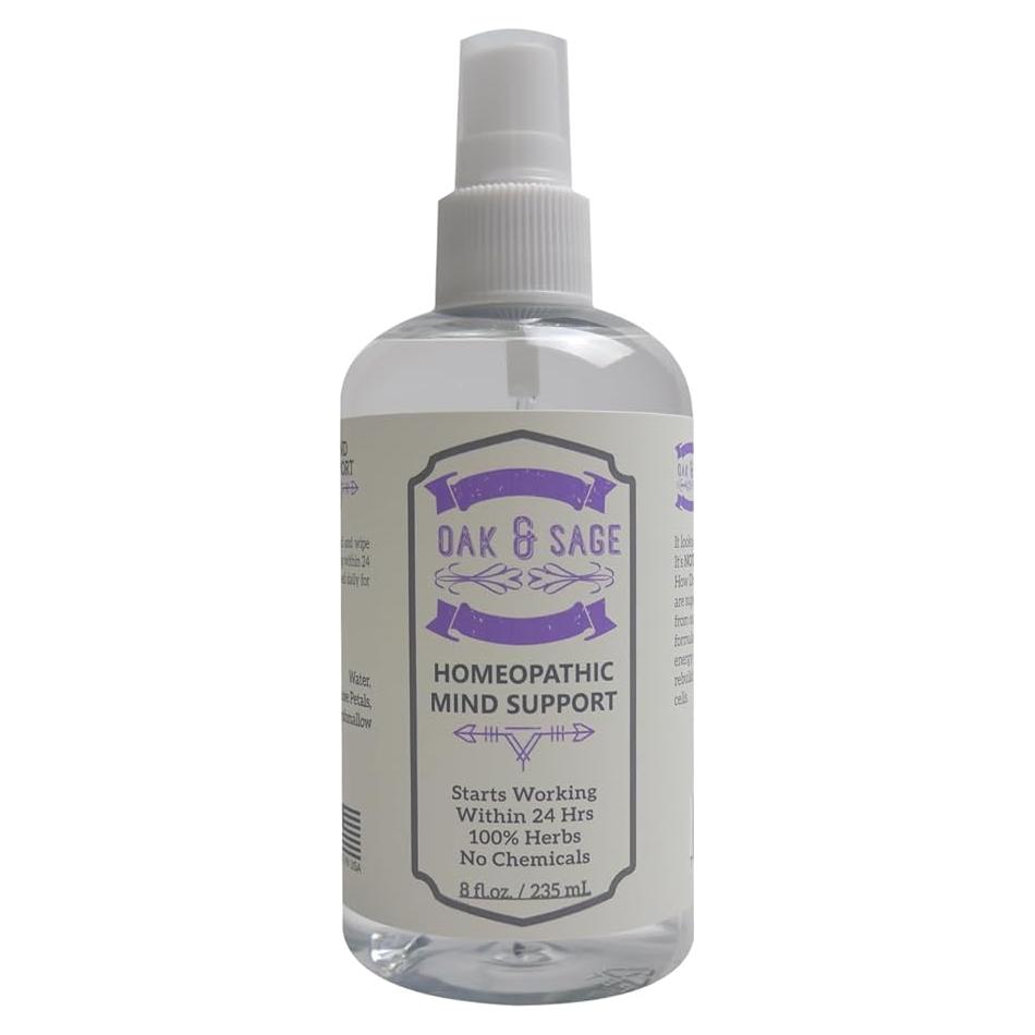 Apoyo Mental Homeopático OAK & SAGE 226.8g Sin Fragancia