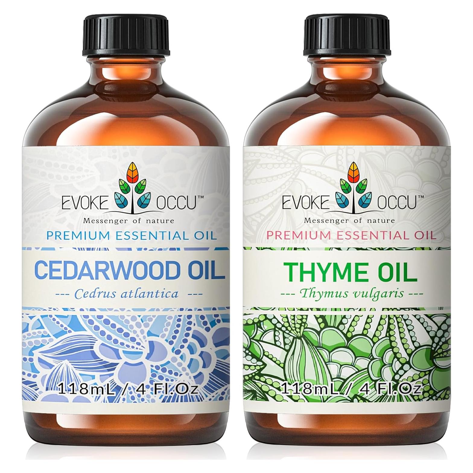 Aceite Esencial de Madera de Cedro y Tomillo 118ml - EVOKE OCCU