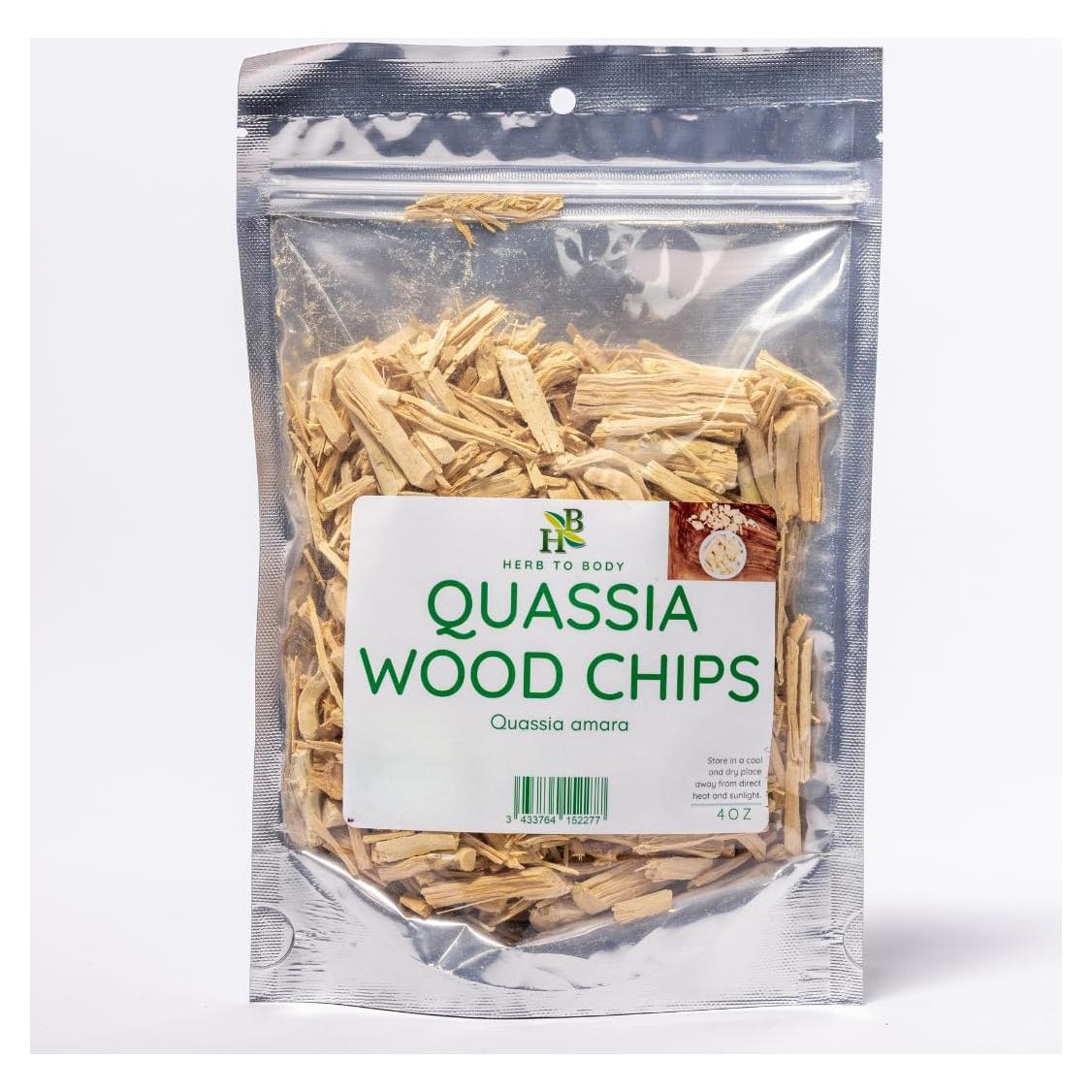 Astillas de Madera de Quassia Herb To Body 113.4 g - Amargo Herbal