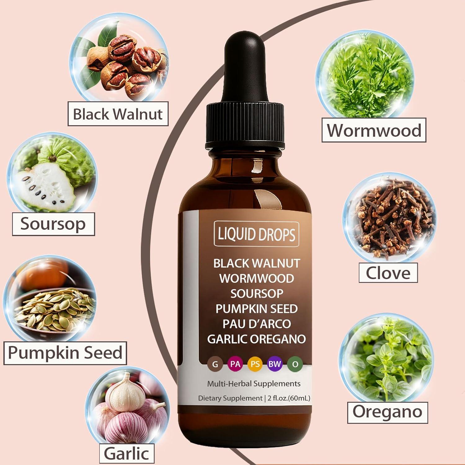 Limpieza Intestinal Gotas Líquidas Nutralis 80g Ajenjo Nuez Negra