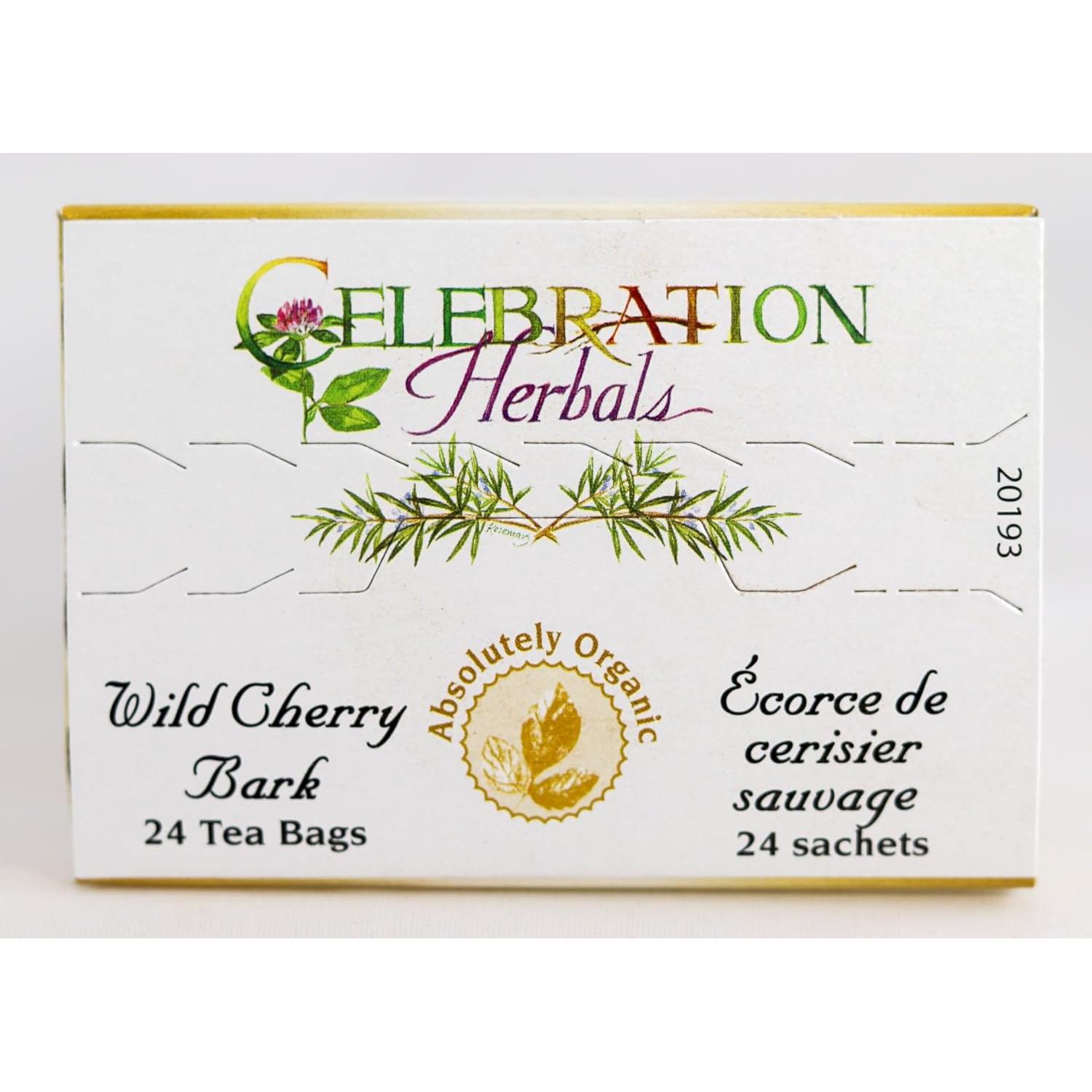 Té de Corteza de Cereza Silvestre Celebration Herbals 24 Bolsitas