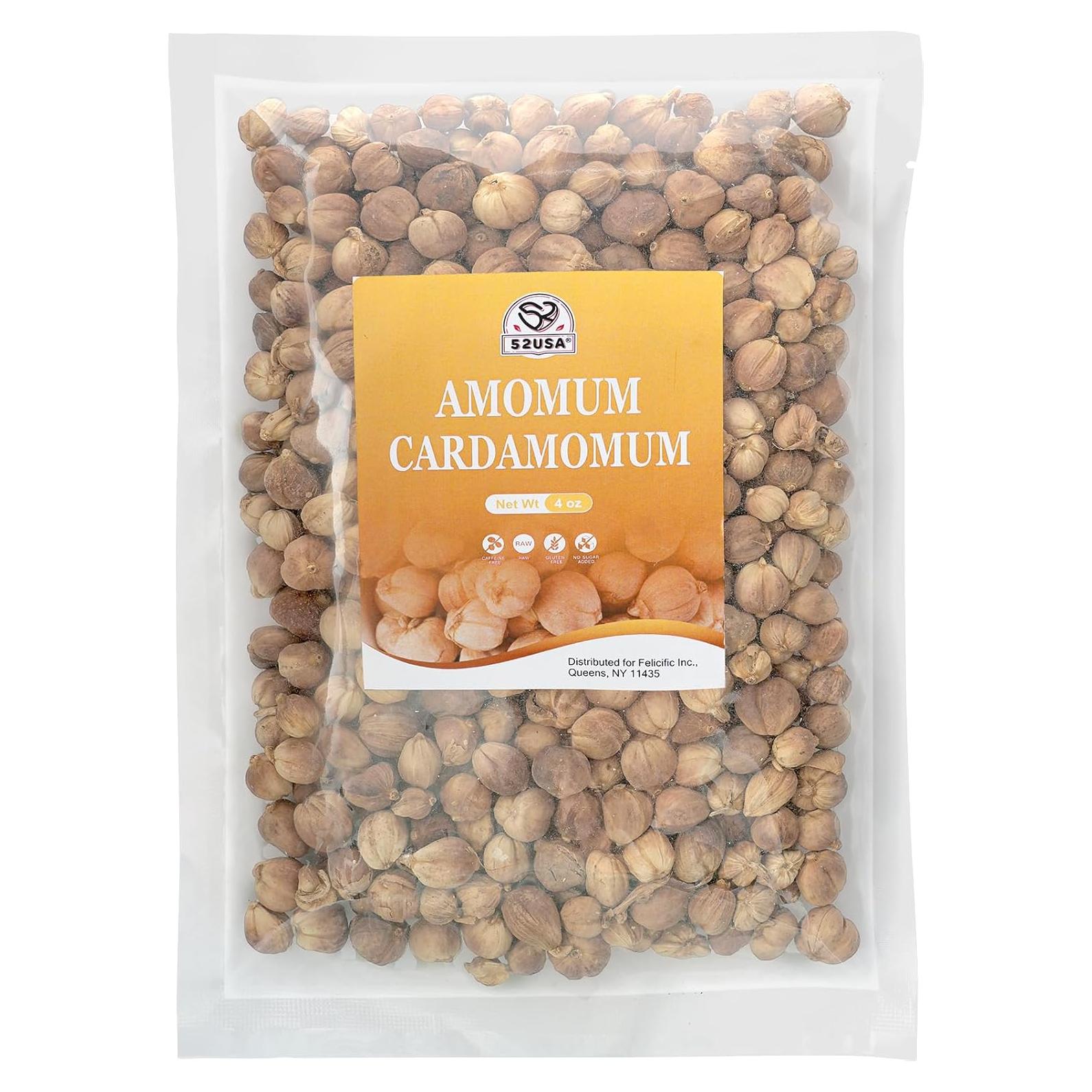 Vainas de Cardamomo Blanco 52USA 113g - Sin OGM, Aromático