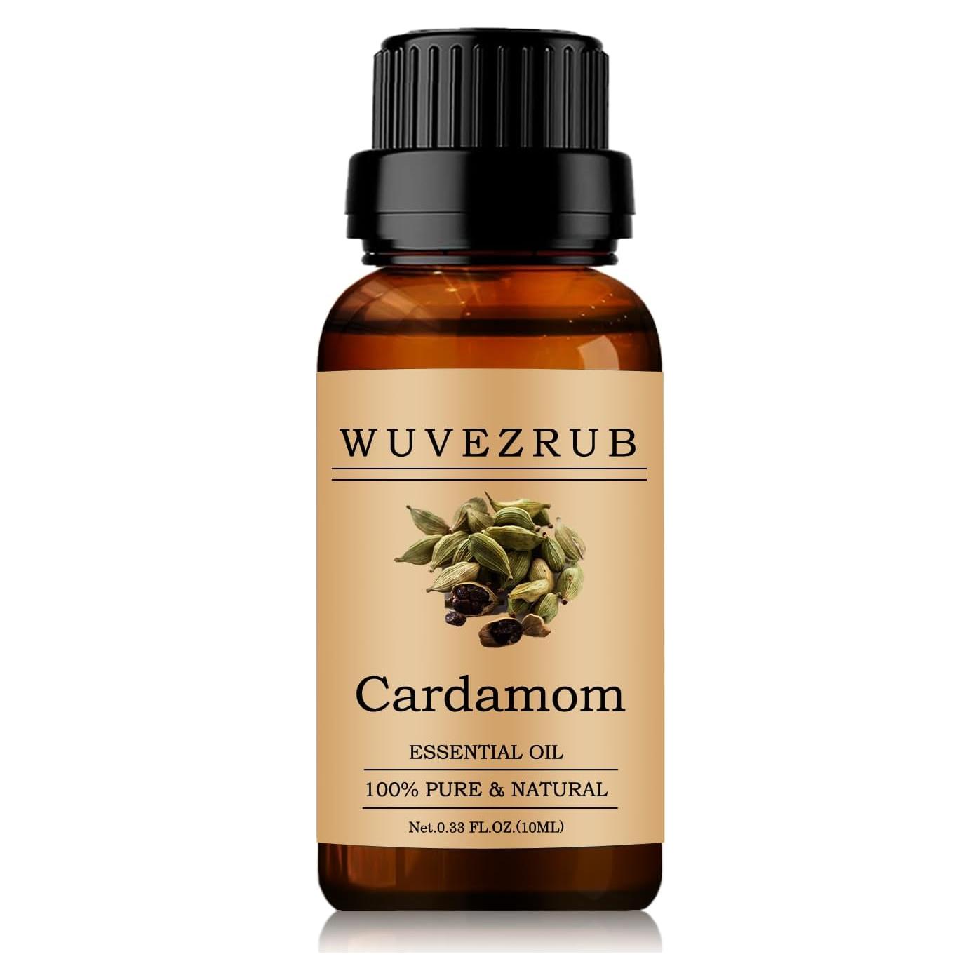Aceite Esencial de Cardamomo Orgánico Wuvezrub 10ML Puro