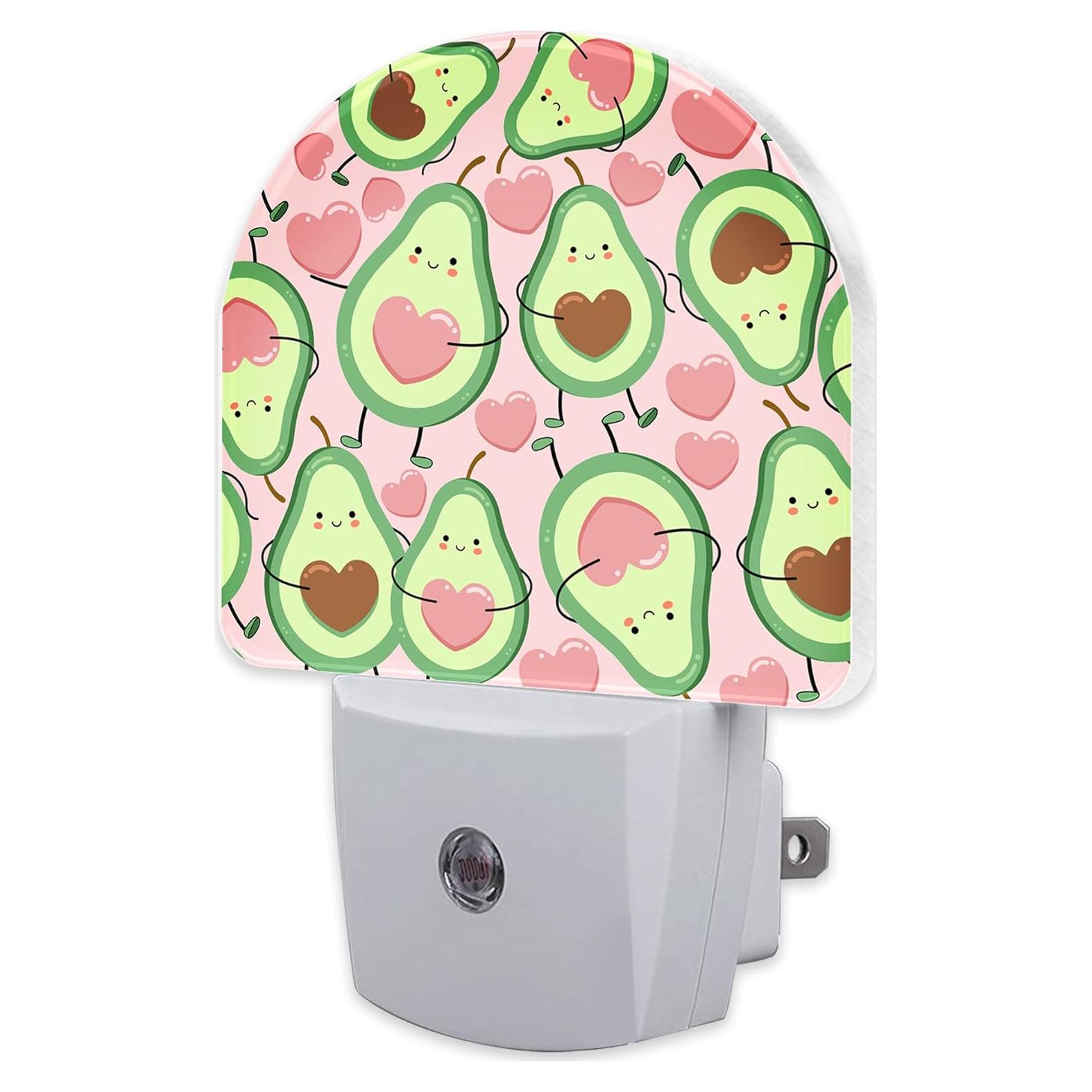 Luz Nocturna LED Sndheke Corazón Rosa con Sensor Automático 0.5W