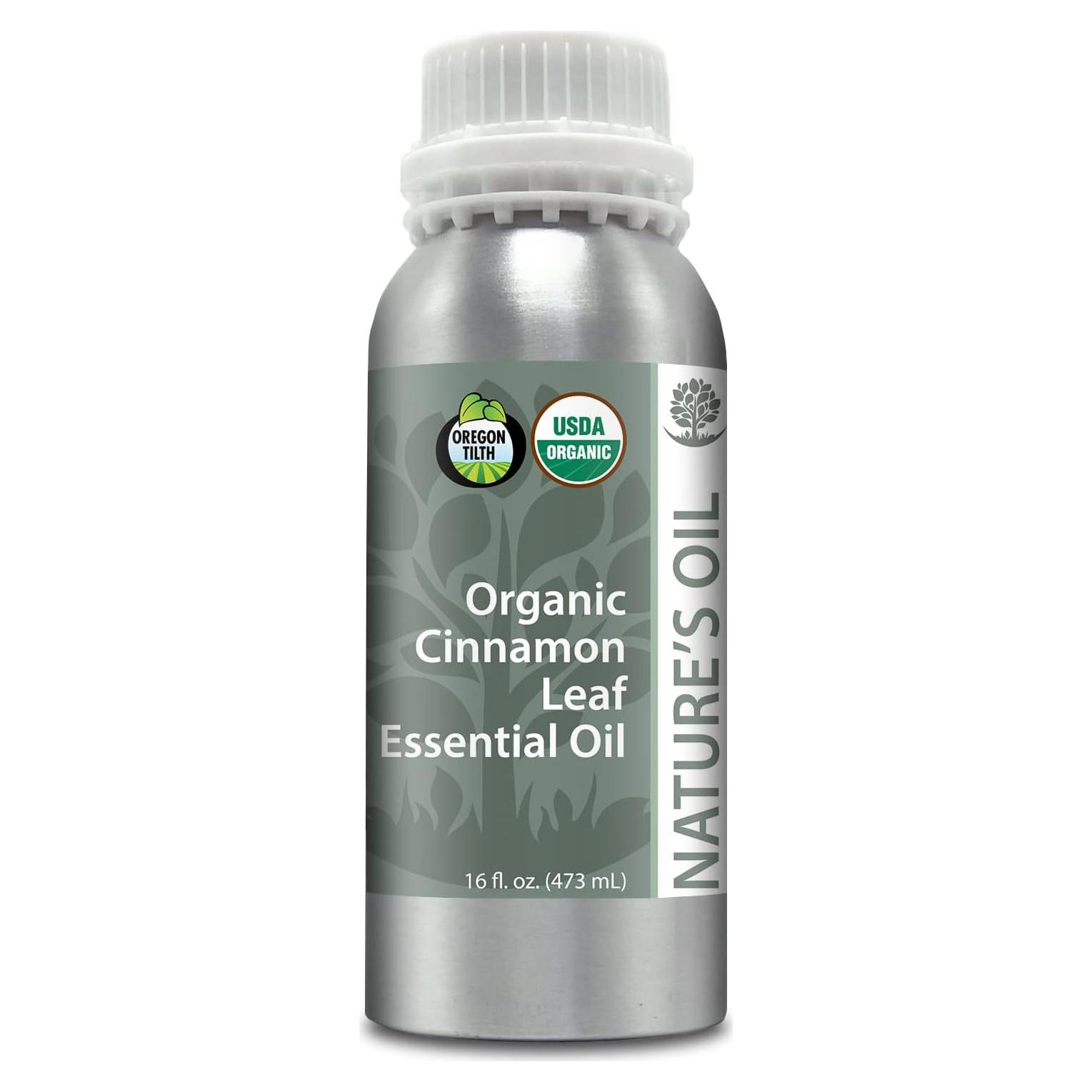 Aceite Esencial de Hoja de Canela Orgánico Nature's Oil 0.45Kg