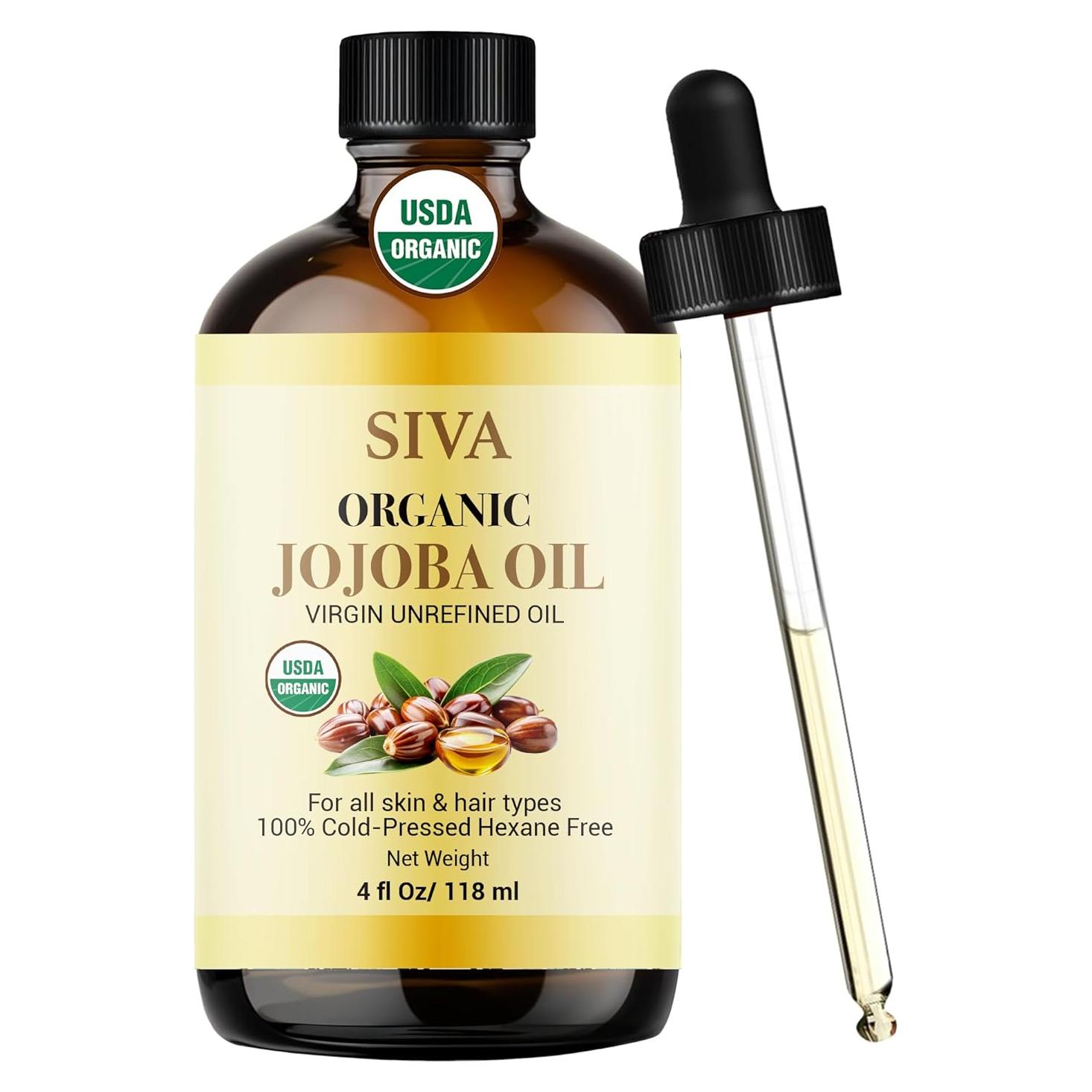 Aceite de Jojoba Orgánico Siva 118ml Prensado en Frío