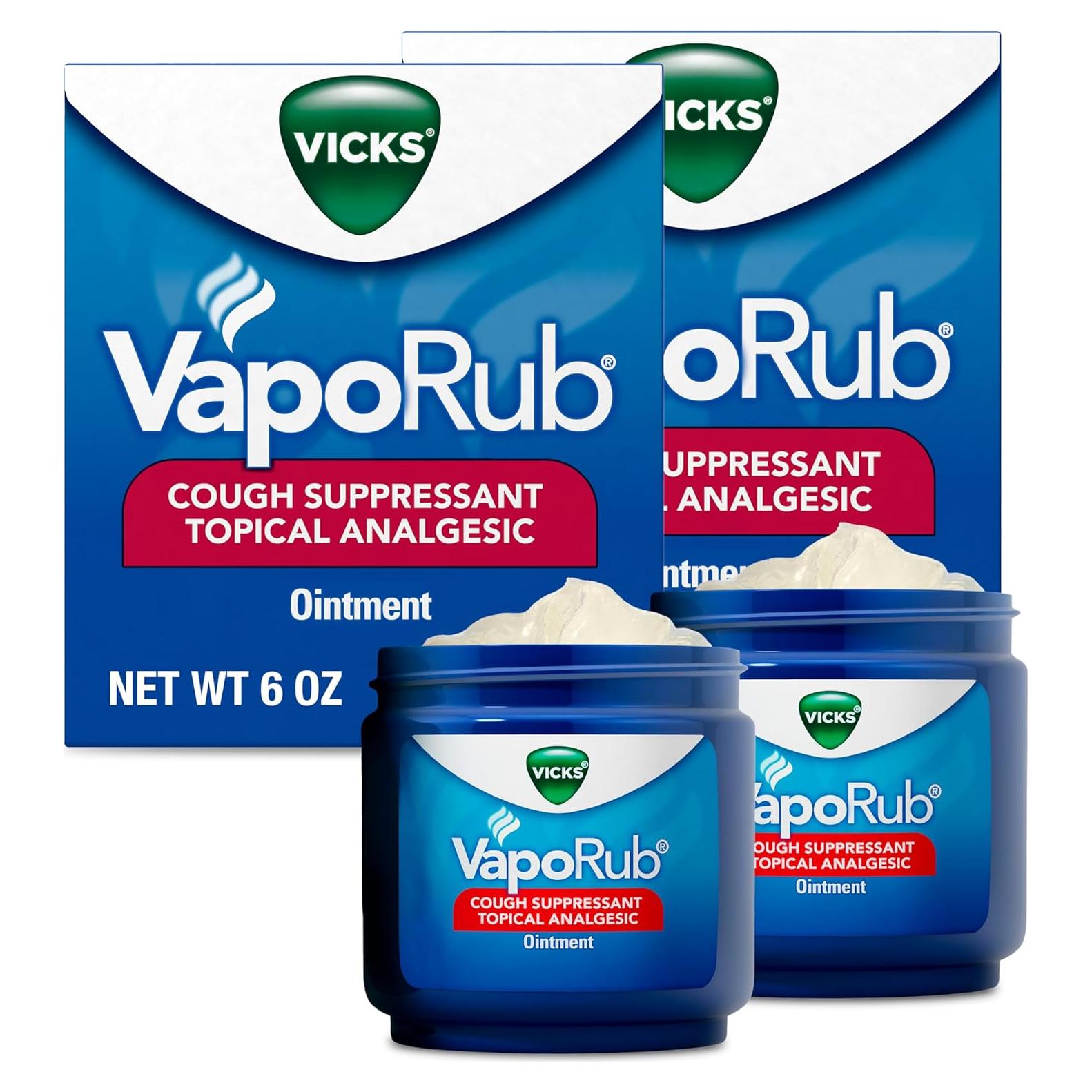 Vicks VapoRub 170g - Supresor de Tos Tópico y Analgésico