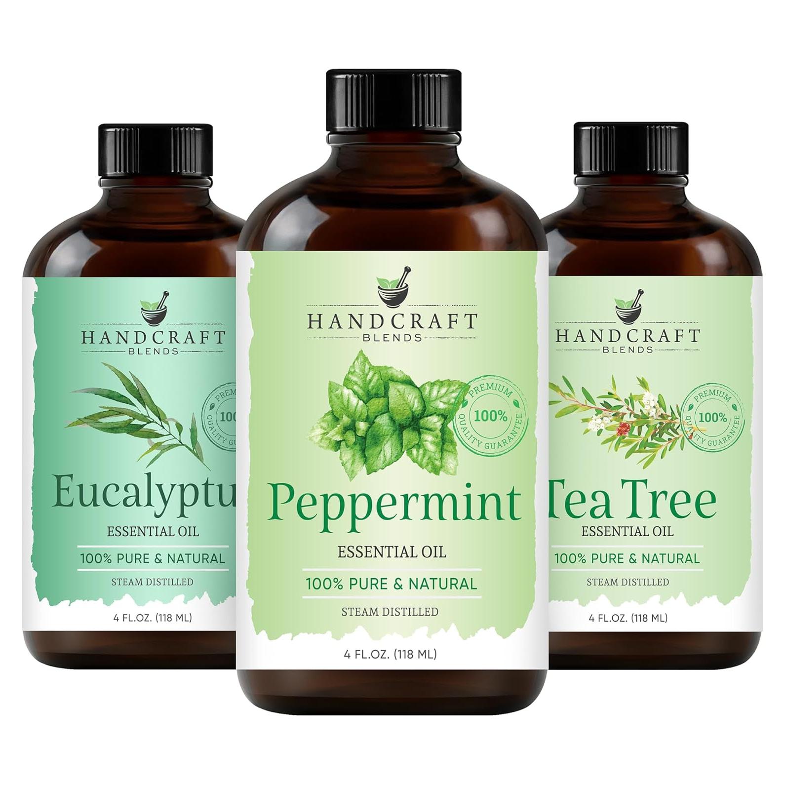 Mezcla de Aceites Esenciales Handcraft 118 ml Eucalipto Menta Té