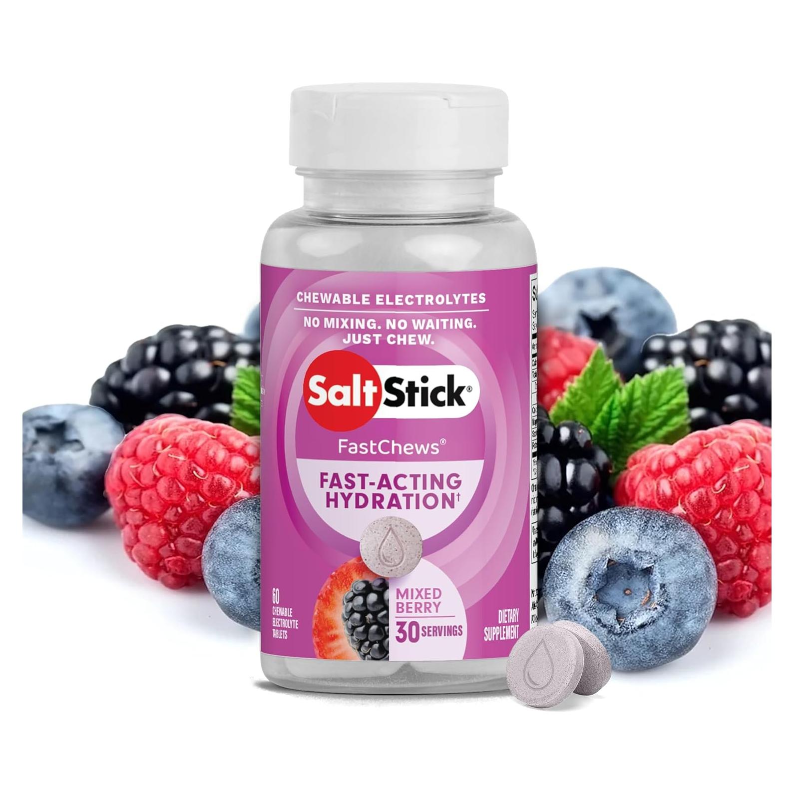 Gominolas Electrolíticas SaltStick 60 Unidades Bayas Mixtas