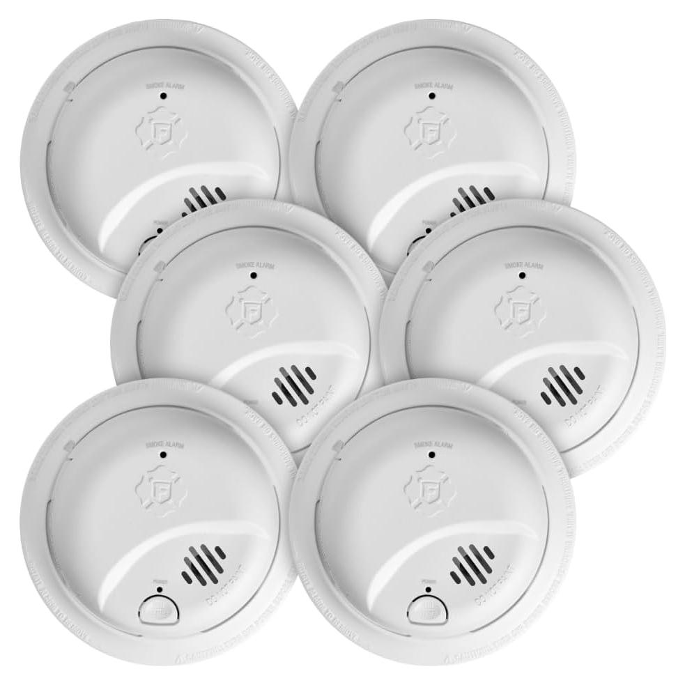 Alarma de Humo y Monóxido First Alert SMICO105-AC Paquete de 6