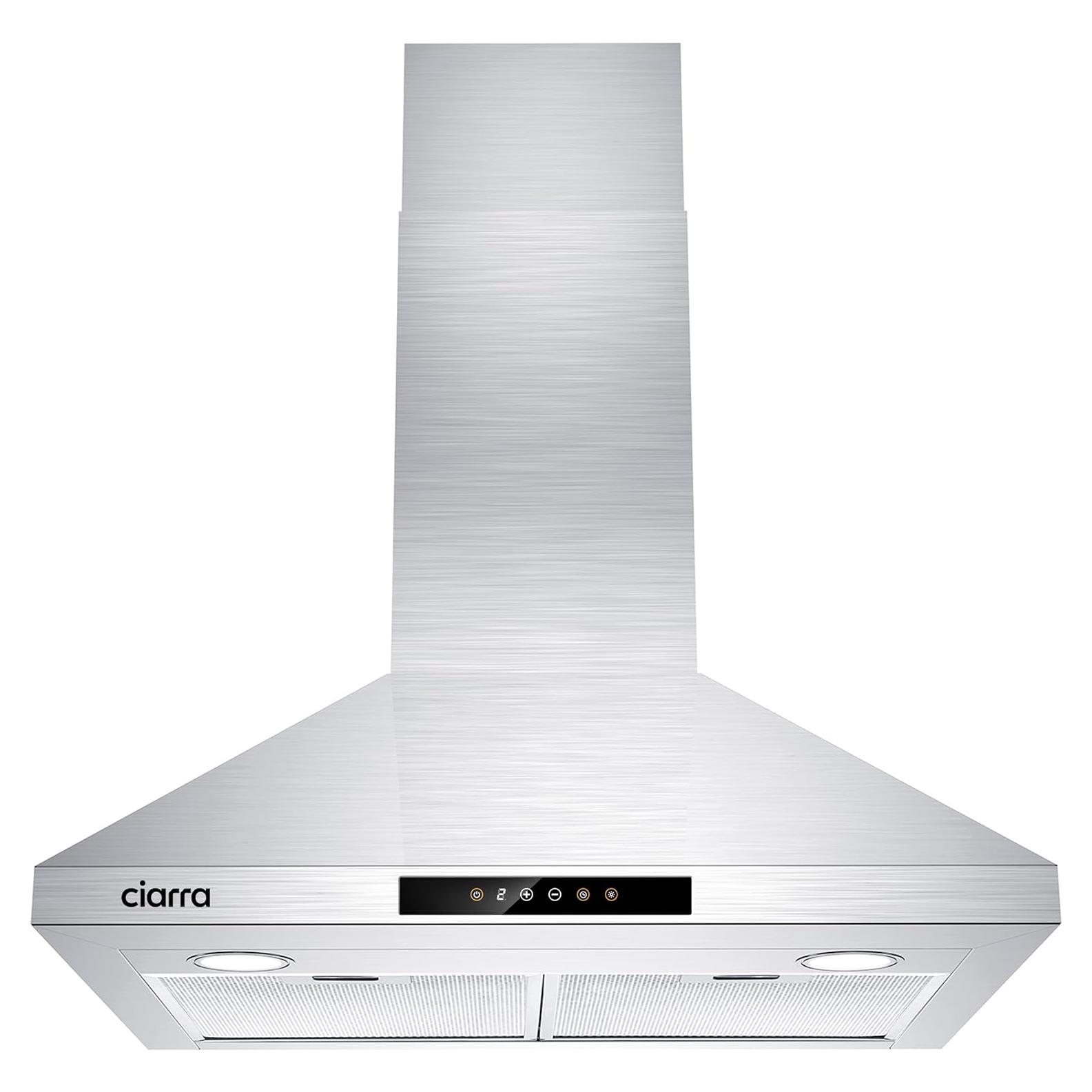 Campana Extractora CIARRA 76 cm Acero Inoxidable 760 m3/h