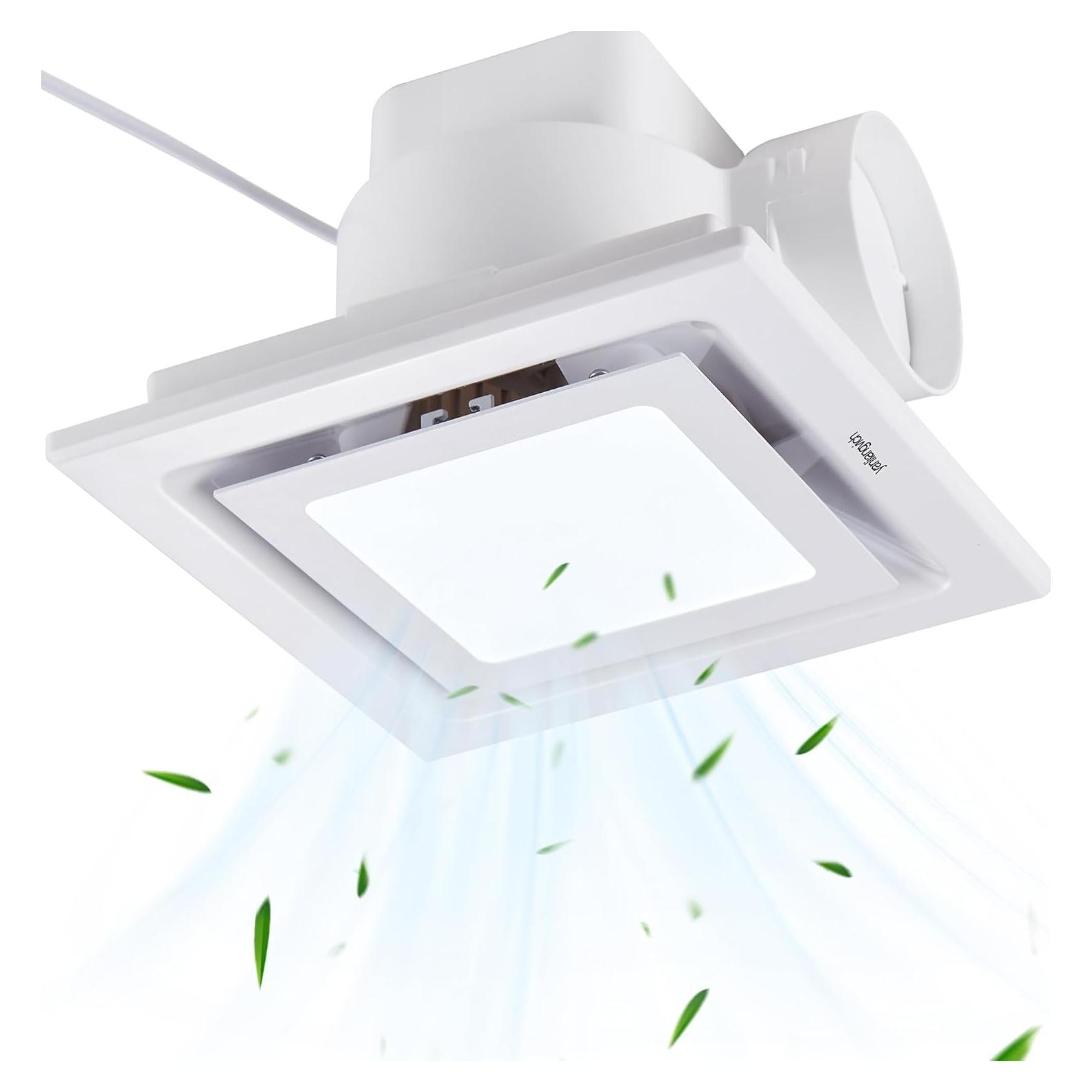 Ventilador Extractor de Baño Yanliangvich 8" con Luz 110 CFM