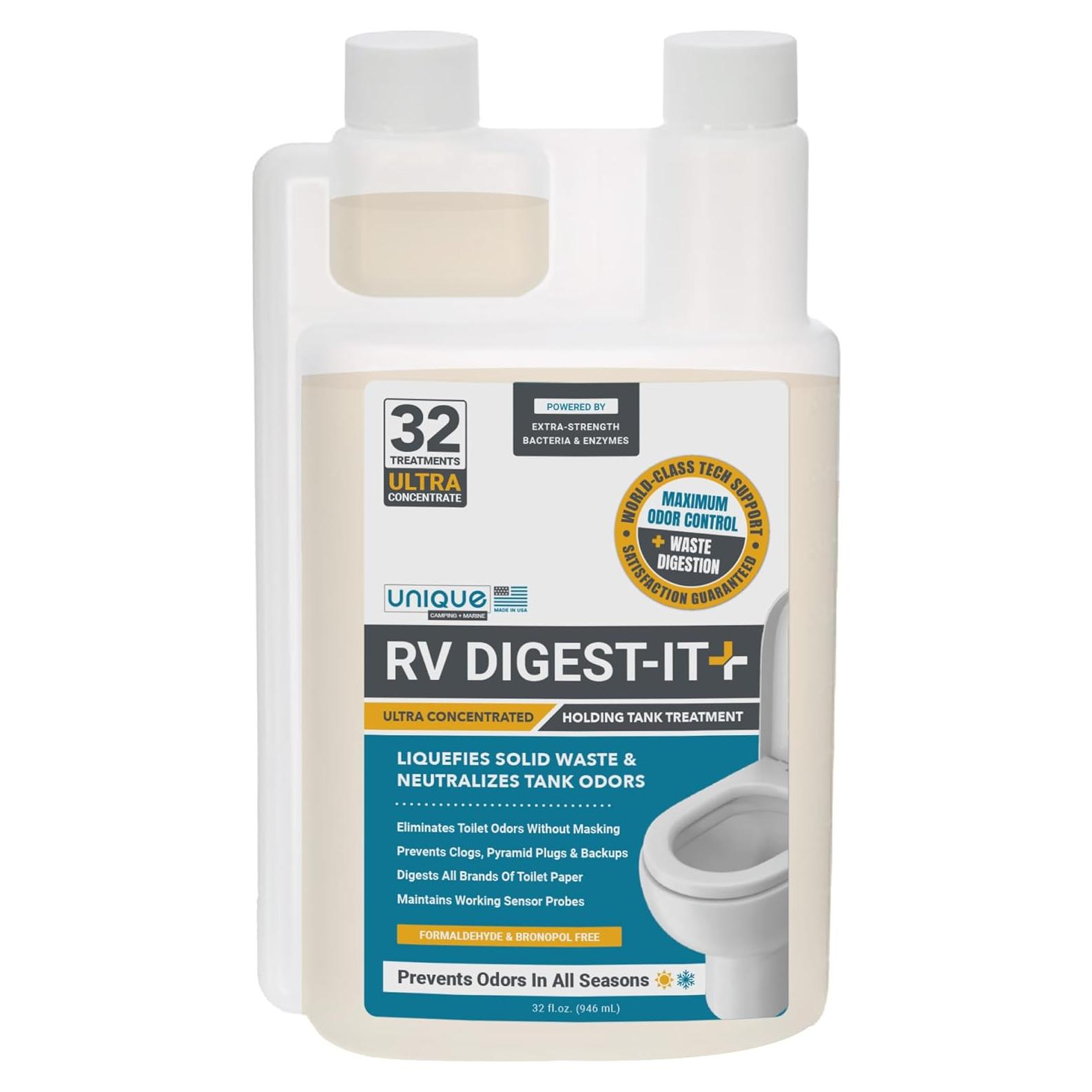 Tratamiento Bio-Enzimático para Inodoros RV Único Digest-It Ultra 946 ml