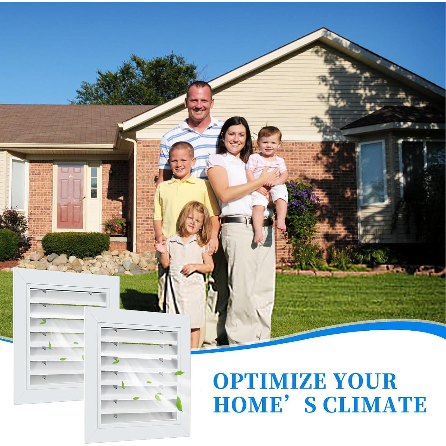 Ventilaciones de Tejado Sel Natural 30.48x30.48 cm 2 Pcs