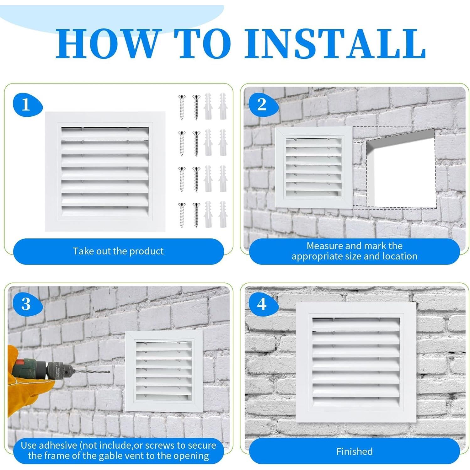 Ventilaciones de Tejado Sel Natural 30.48x30.48 cm 2 Pcs