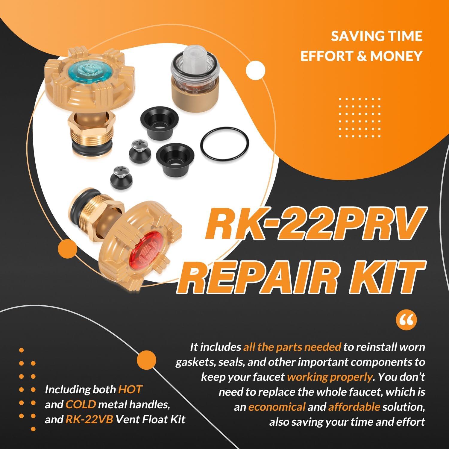 Kit de Reparación RK-22PRV para Grifos Woodford 22 y V22