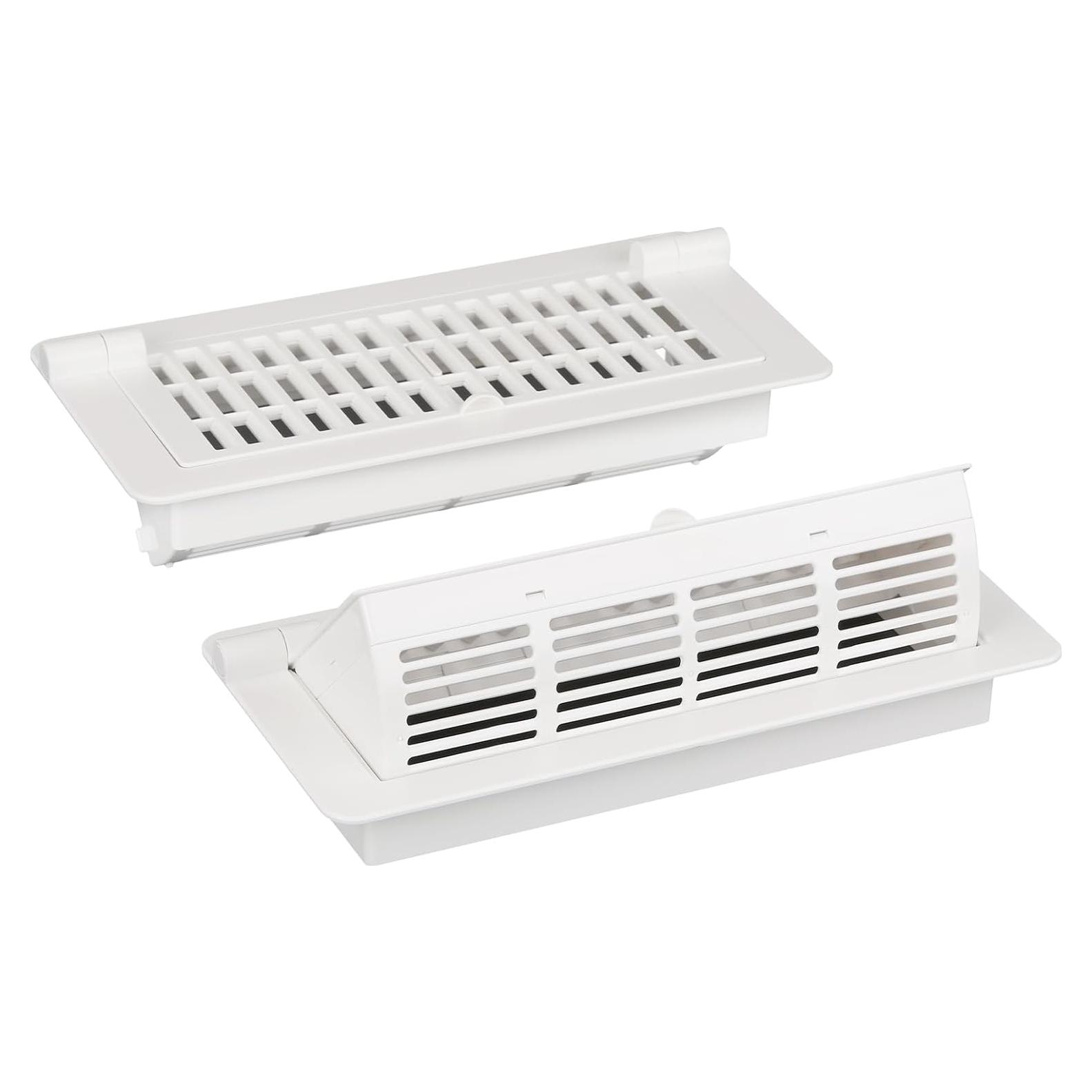 Deflector de Ventilación 2 en 1 MMFSF 10x25 cm Ajustable Blanco