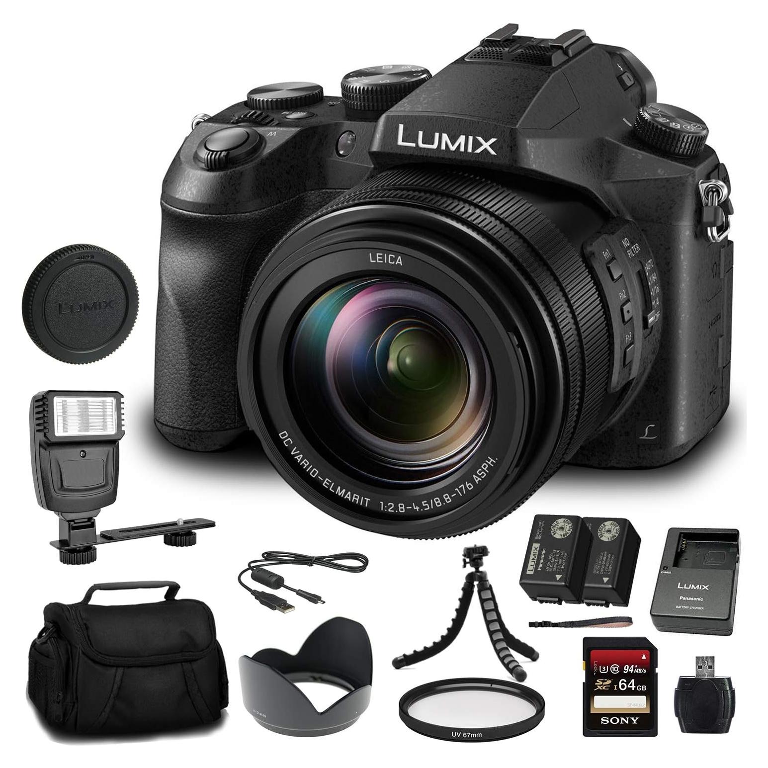 Cámara Digital Panasonic Lumix DMC-FZ2500 20.1MP 4K + Accesorios