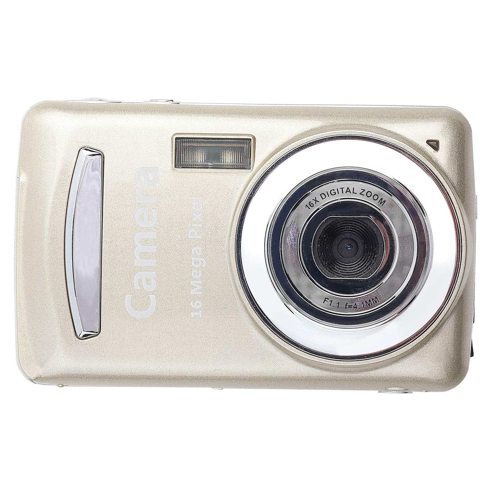 Cámara Digital Compacta Tiiyee RM 5MP 16X Zoom 720P Dorada