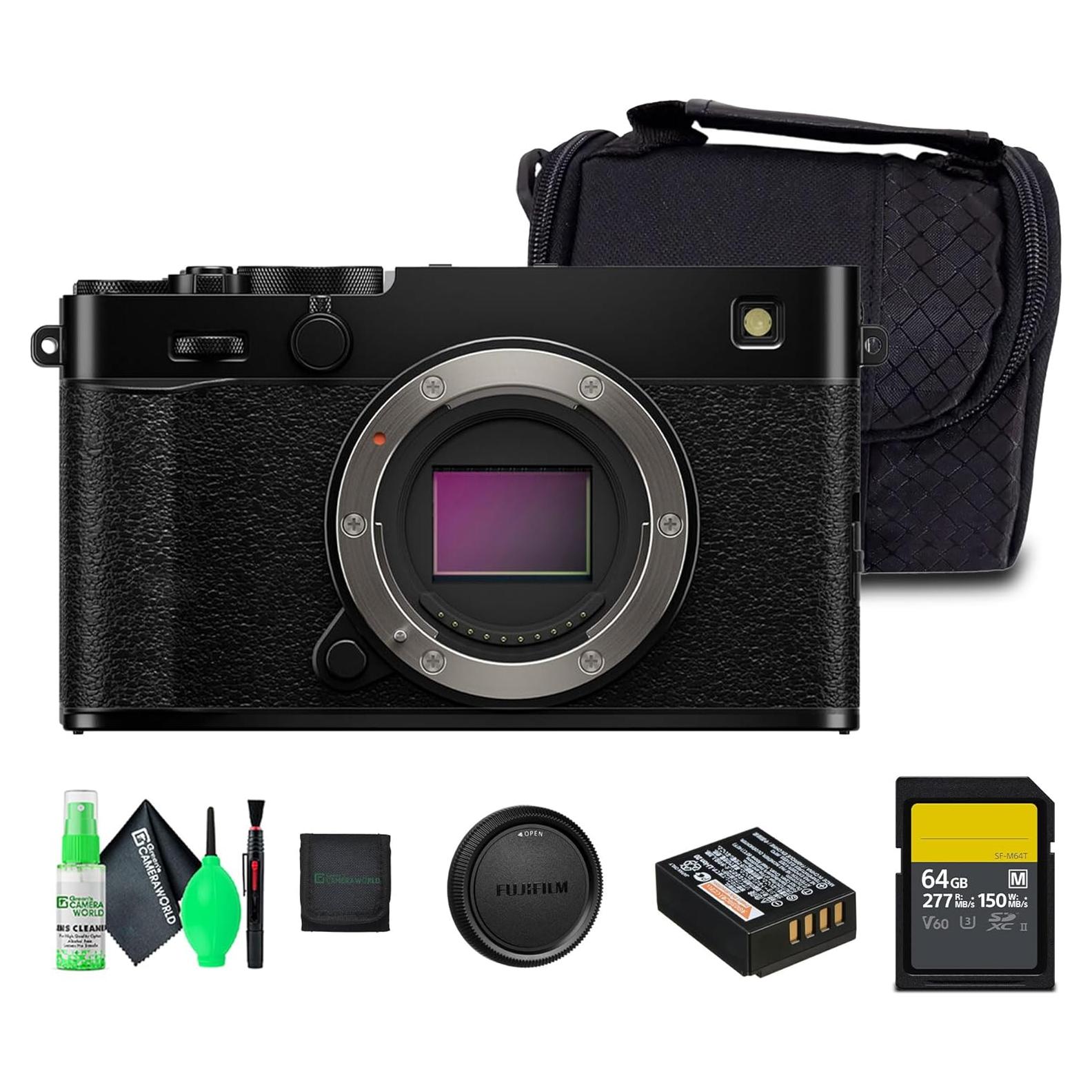 Cámara Digital Sin Espejo FUJIFILM X-E5 Negra + Accesorios