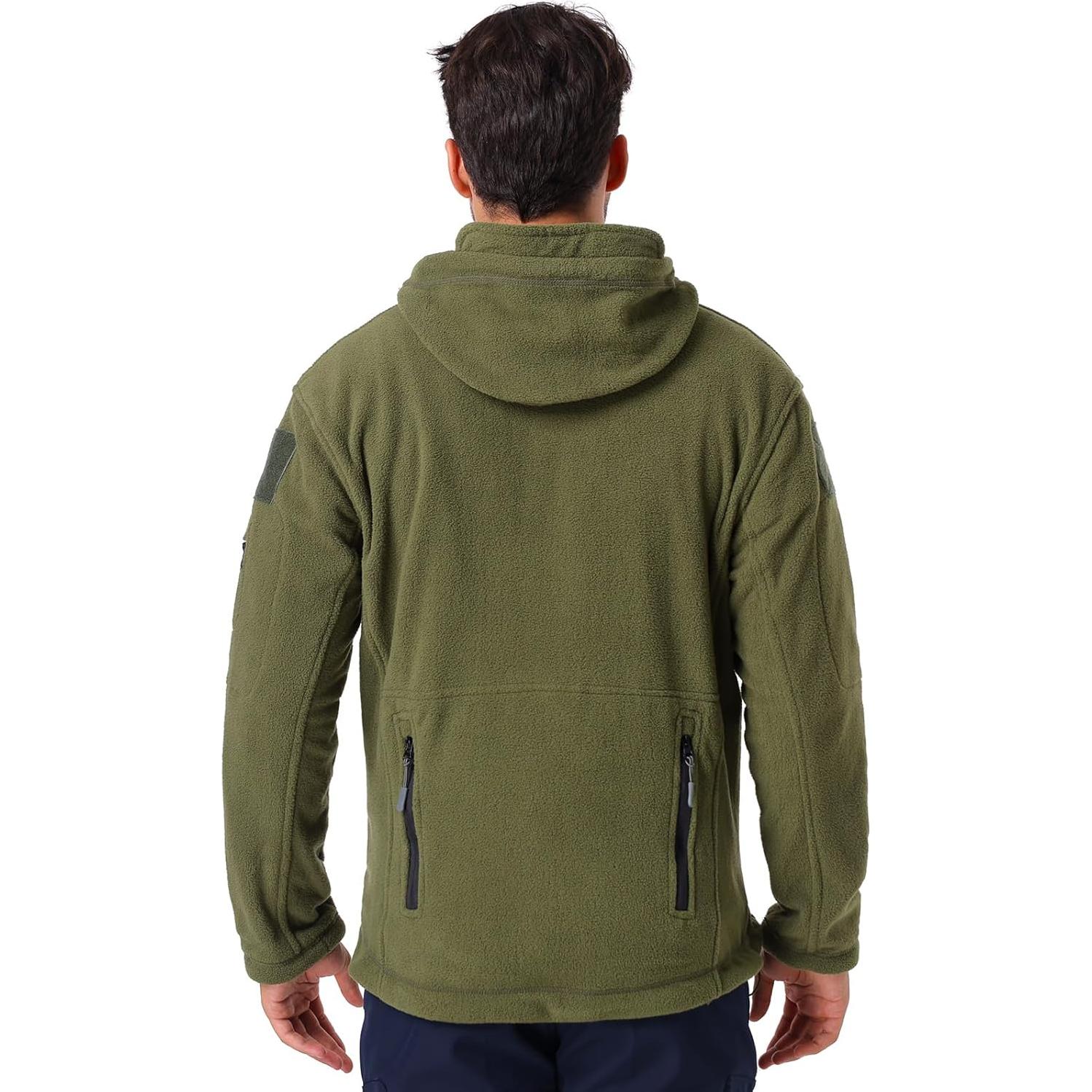Sudadera Táctica de Forro Polar Militar ReFire Gear para Hombre - 7 Bolsillos