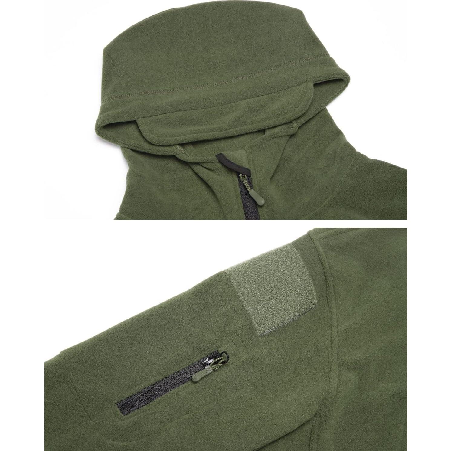 Sudadera Táctica de Forro Polar Militar ReFire Gear para Hombre - 7 Bolsillos