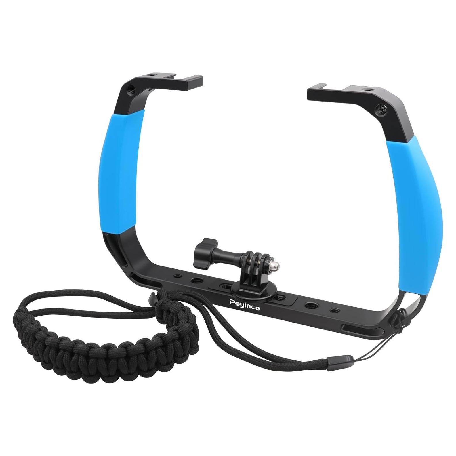 Soporte de Buceo Poyinco JN-092BL para GoPro y DJI Osmo