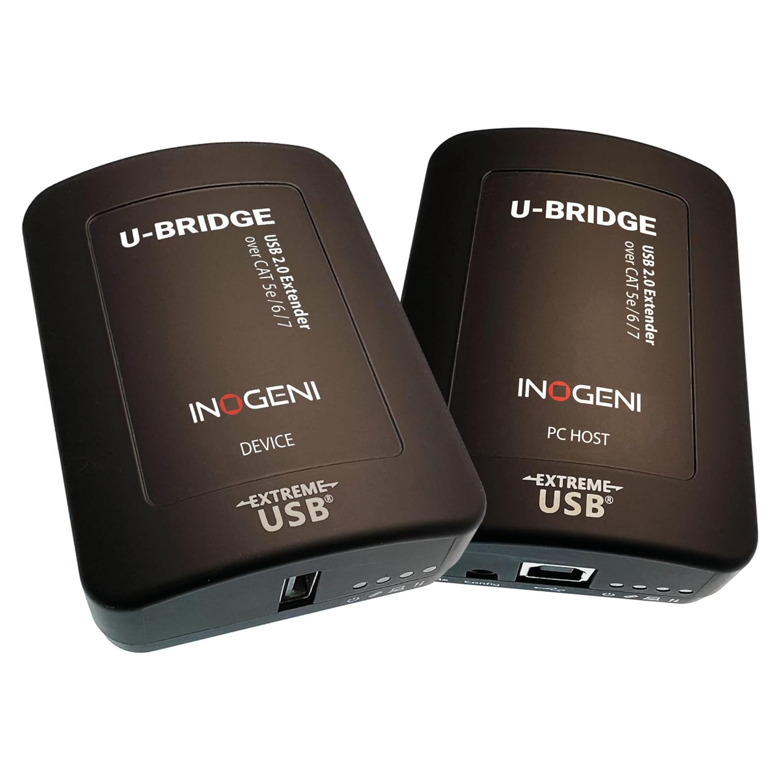 Extensor USB 2.0 INOGENI U-Bridge 100m con Alimentación