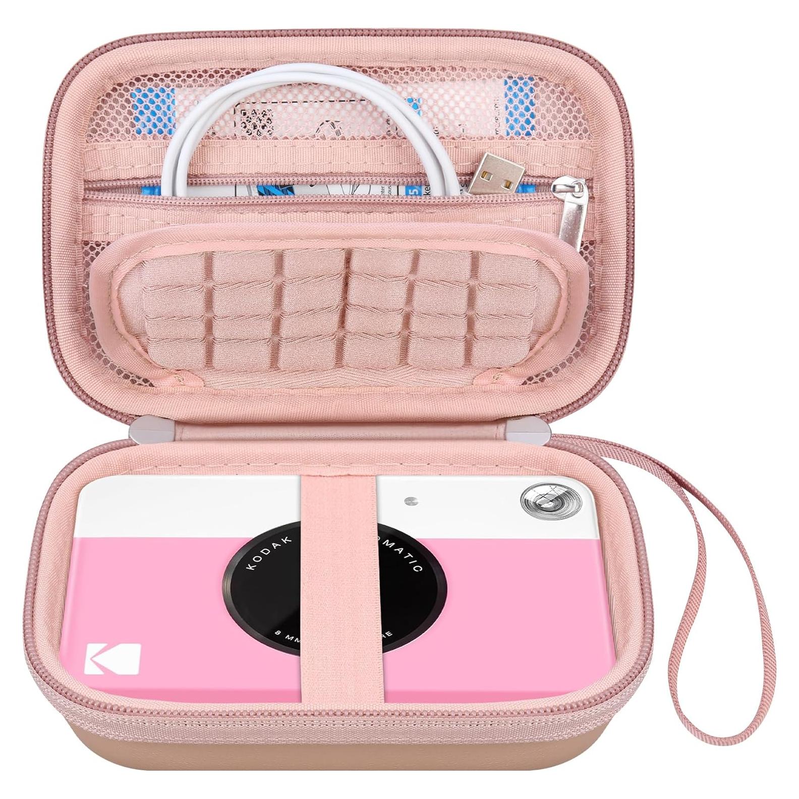 Funda Canboc Rosa Dorado para Cámara Kodak Printomatic