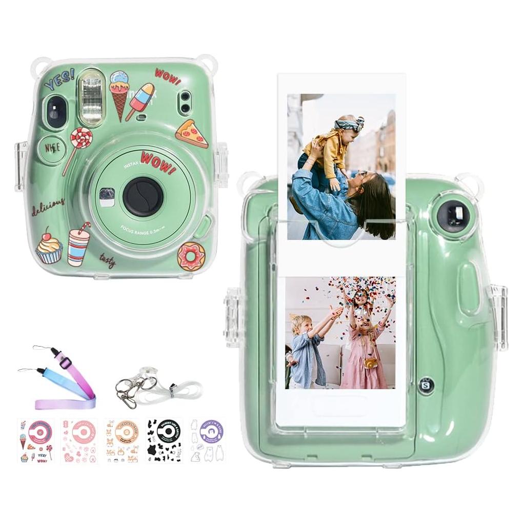 Funda Protectora Transparente CAIYOULE para Fujifilm Instax Mini 11